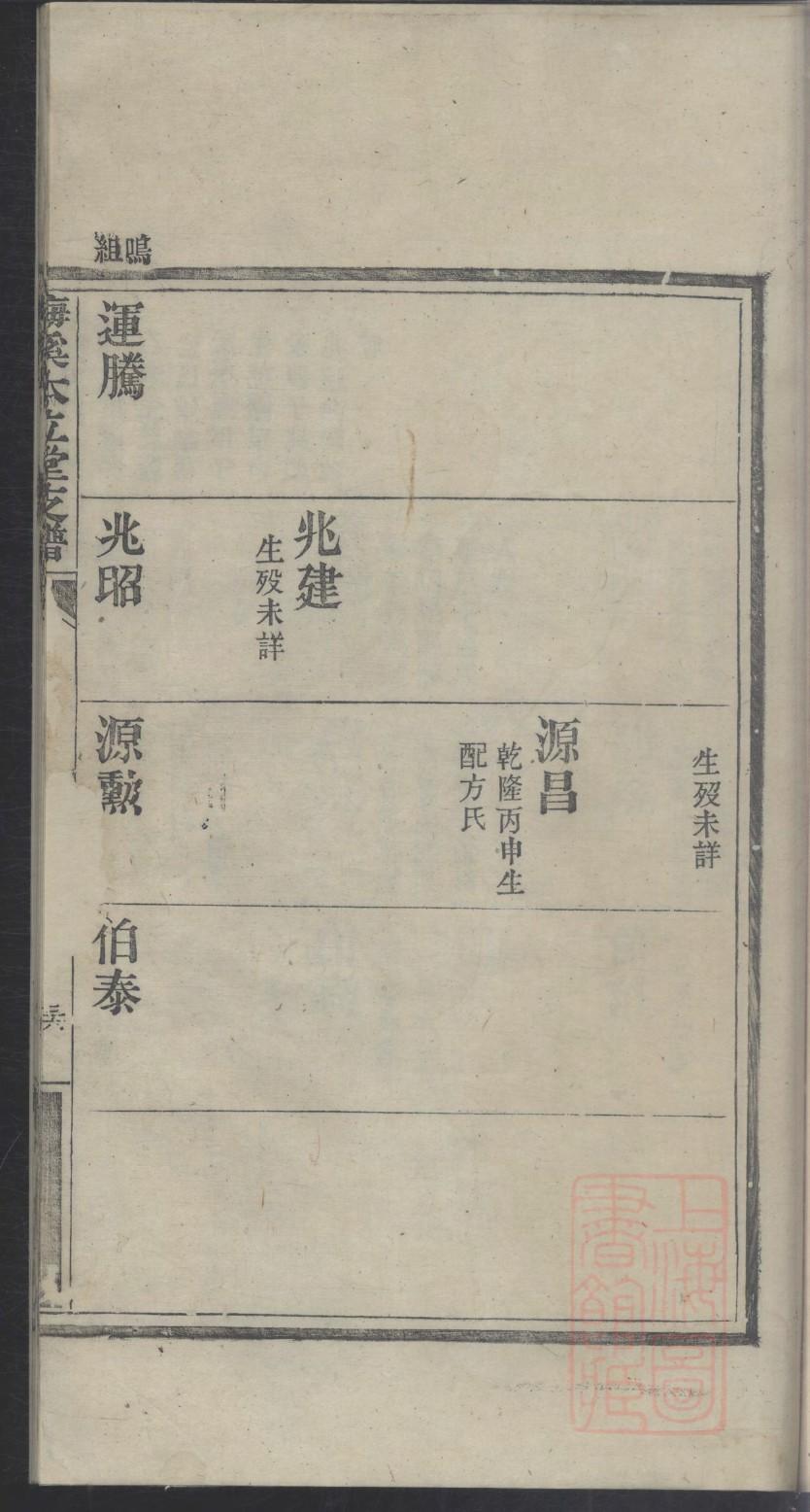 湖北馀姓族谱