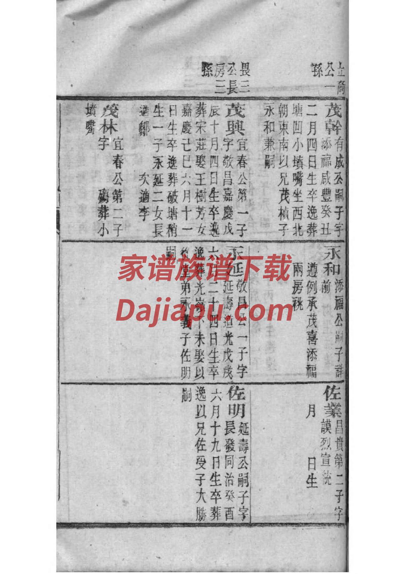 古姓族谱字辈大全