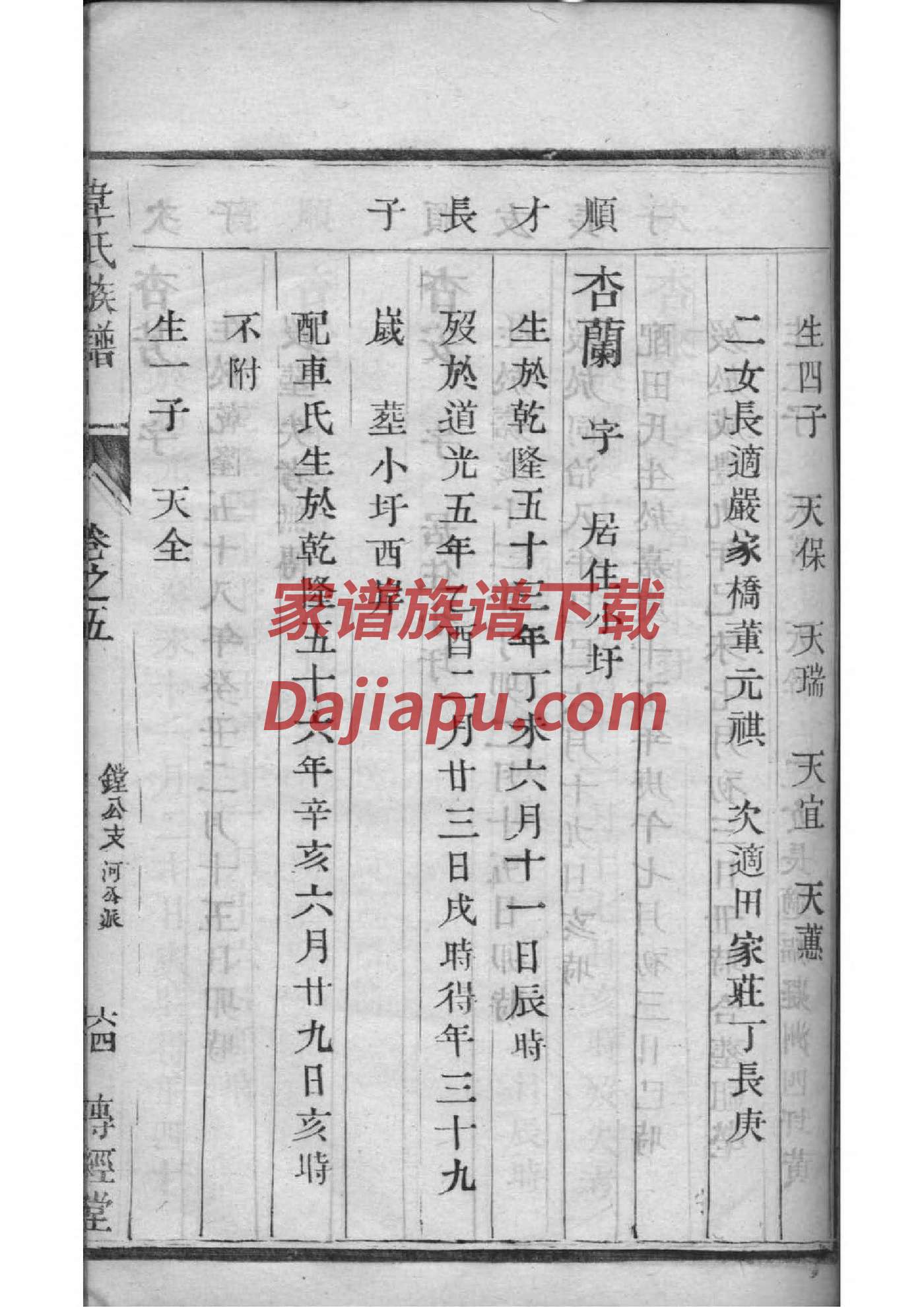 蚁氏族谱在哪里看
