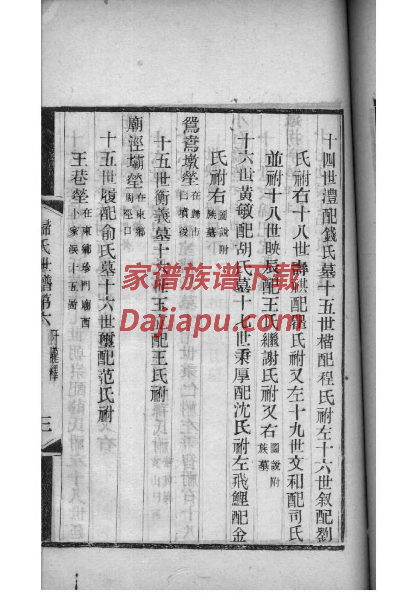 中国魏氏家谱