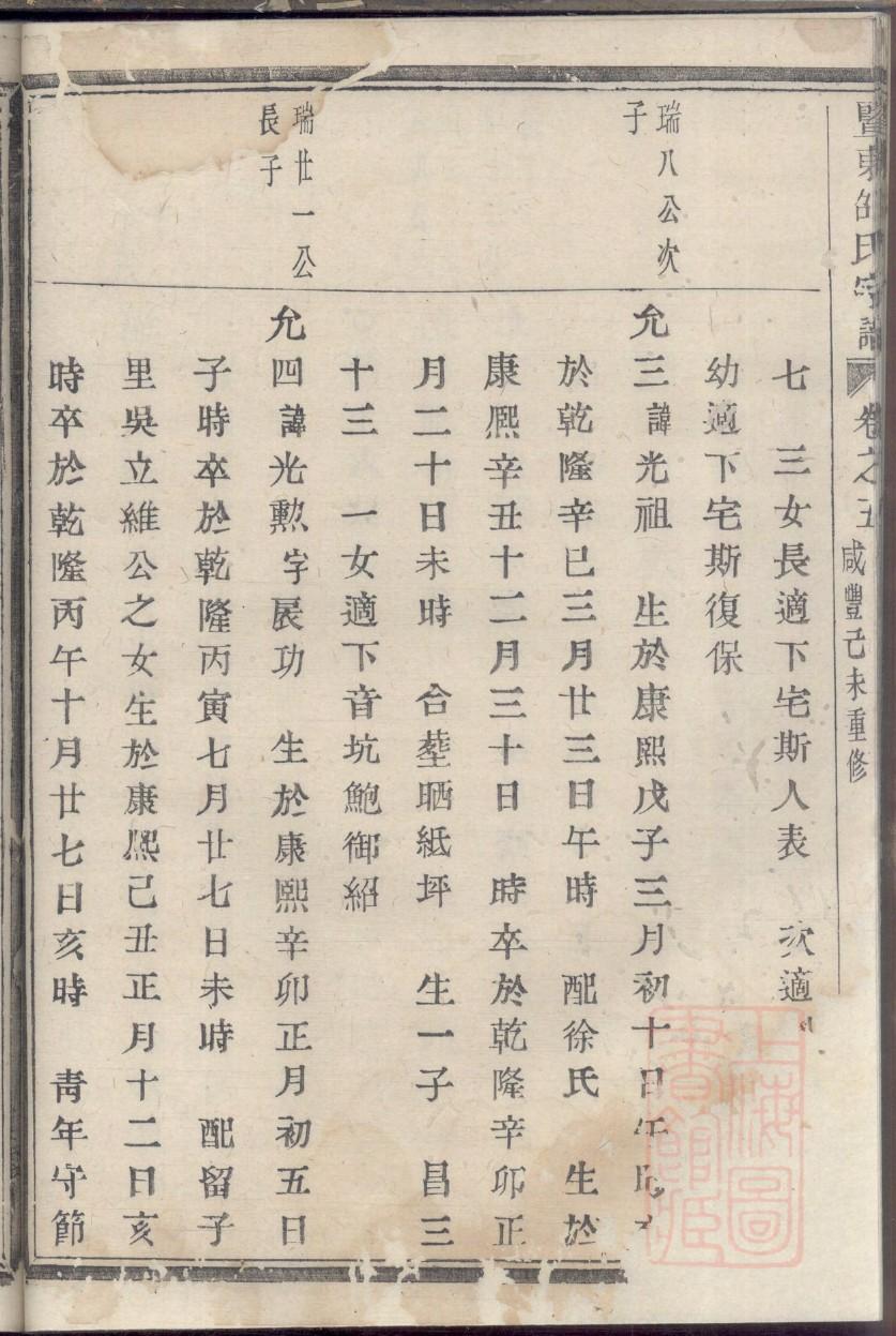 帖氏字辈介绍