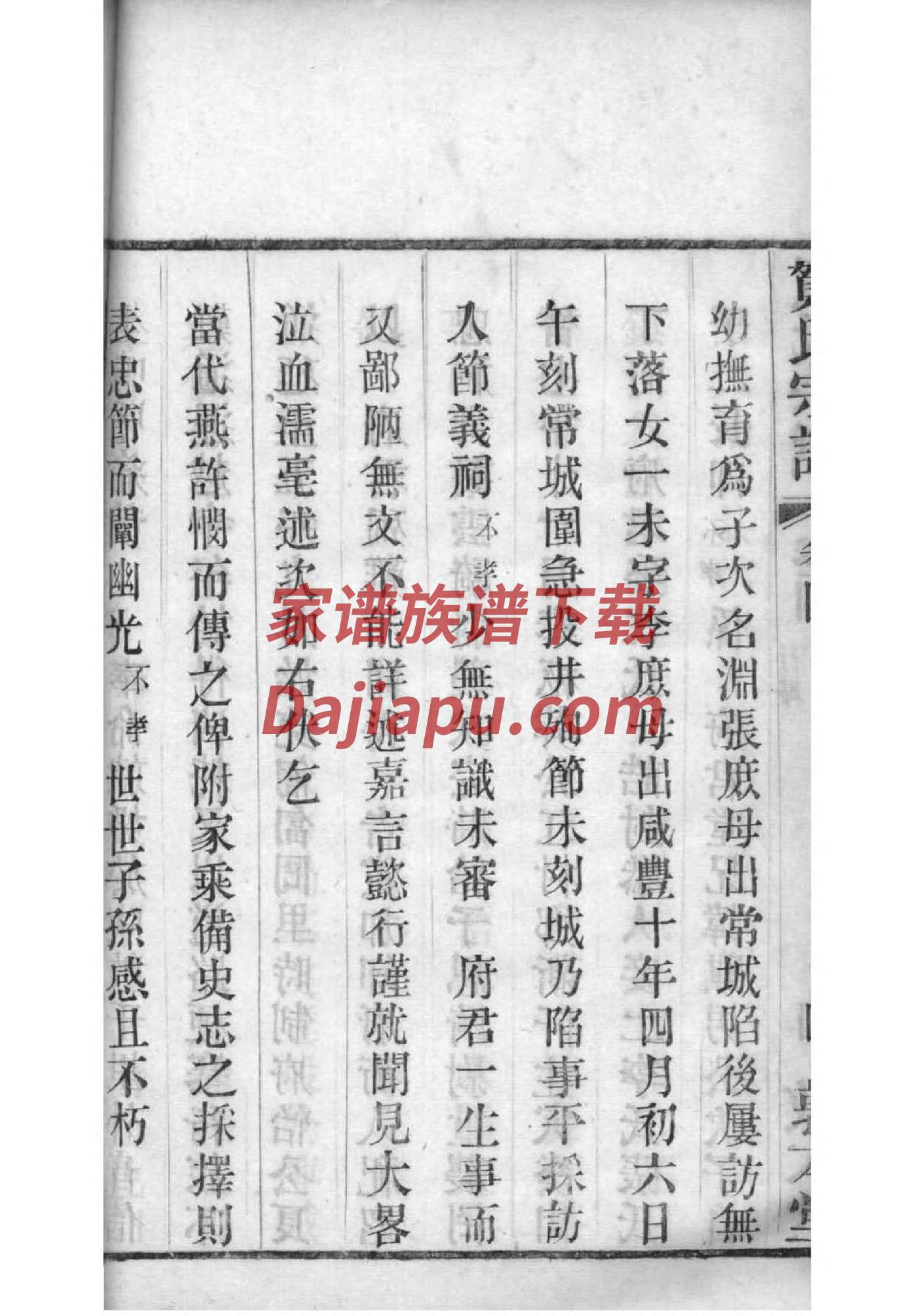 习氏家谱