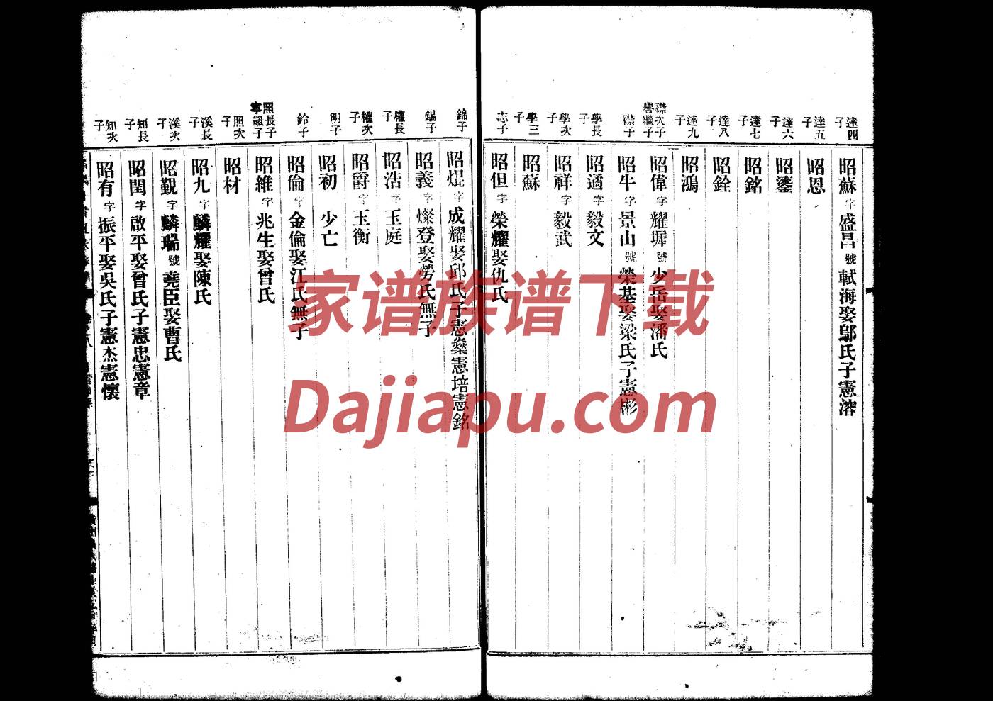 连氏族谱