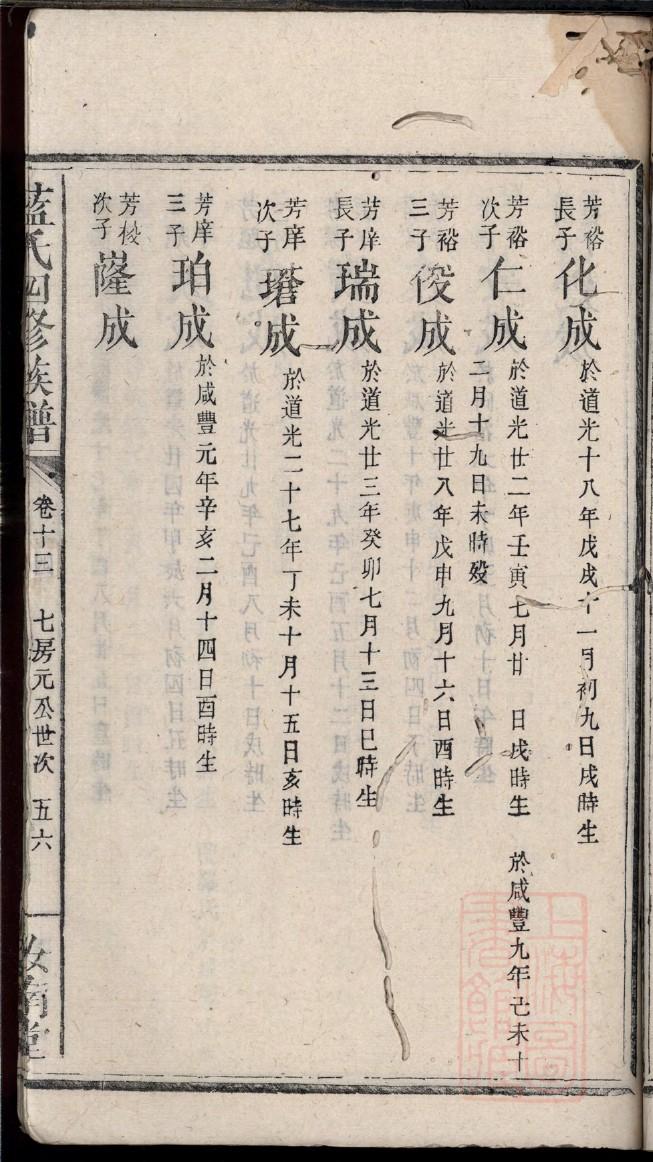 贰氏族谱字辈大全