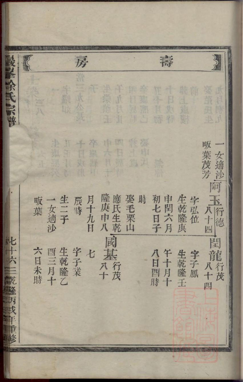 中国肖氏家谱