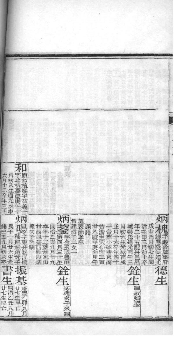 李家家谱的修订