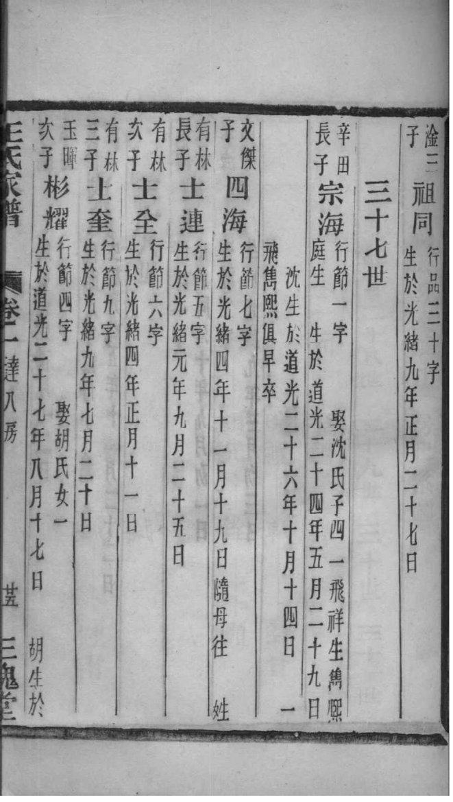 贵州尹氏族谱