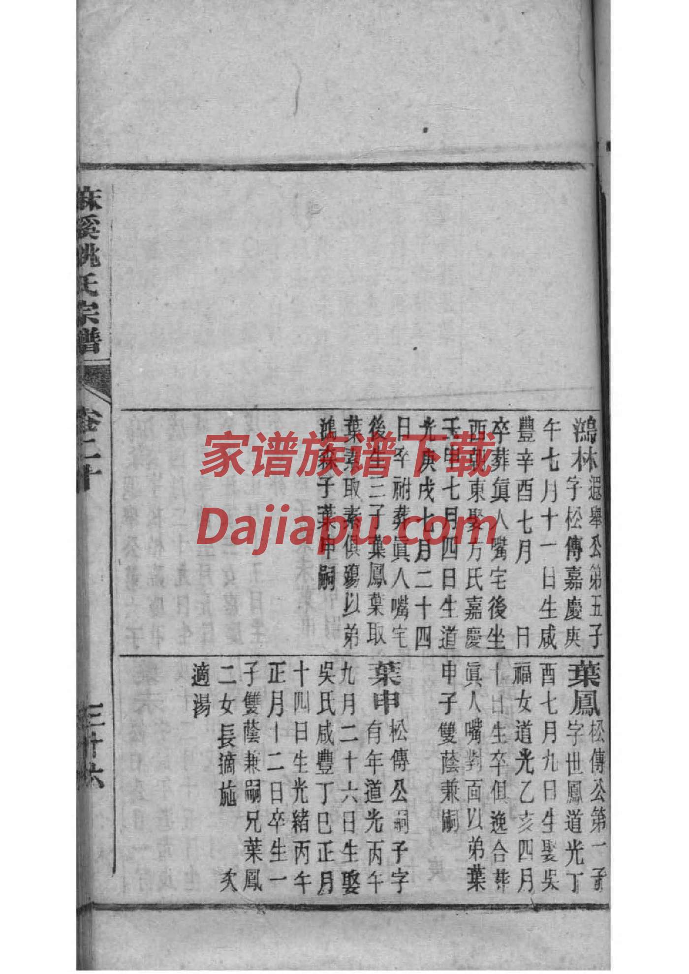 马氏族谱电子版下载阅读