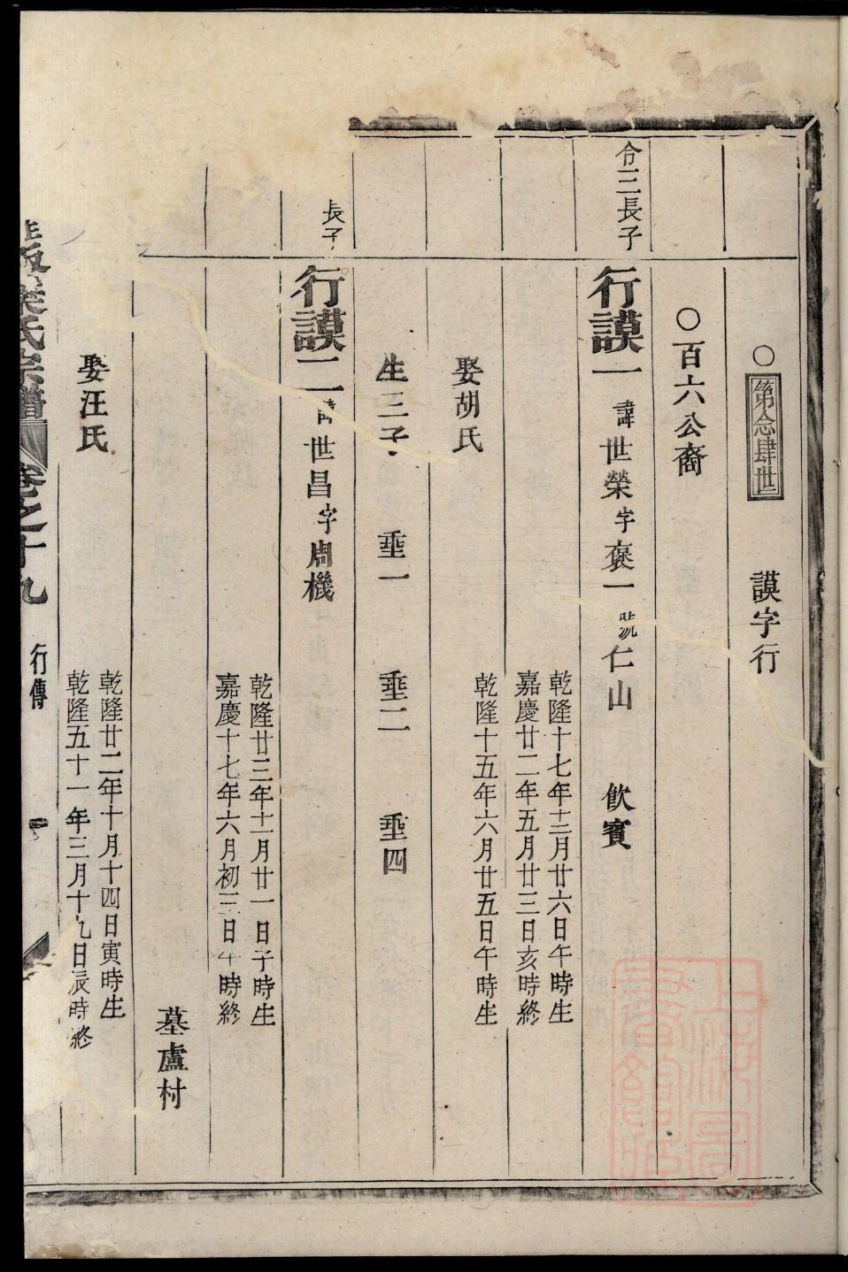 唐姓族谱字辈查询全部