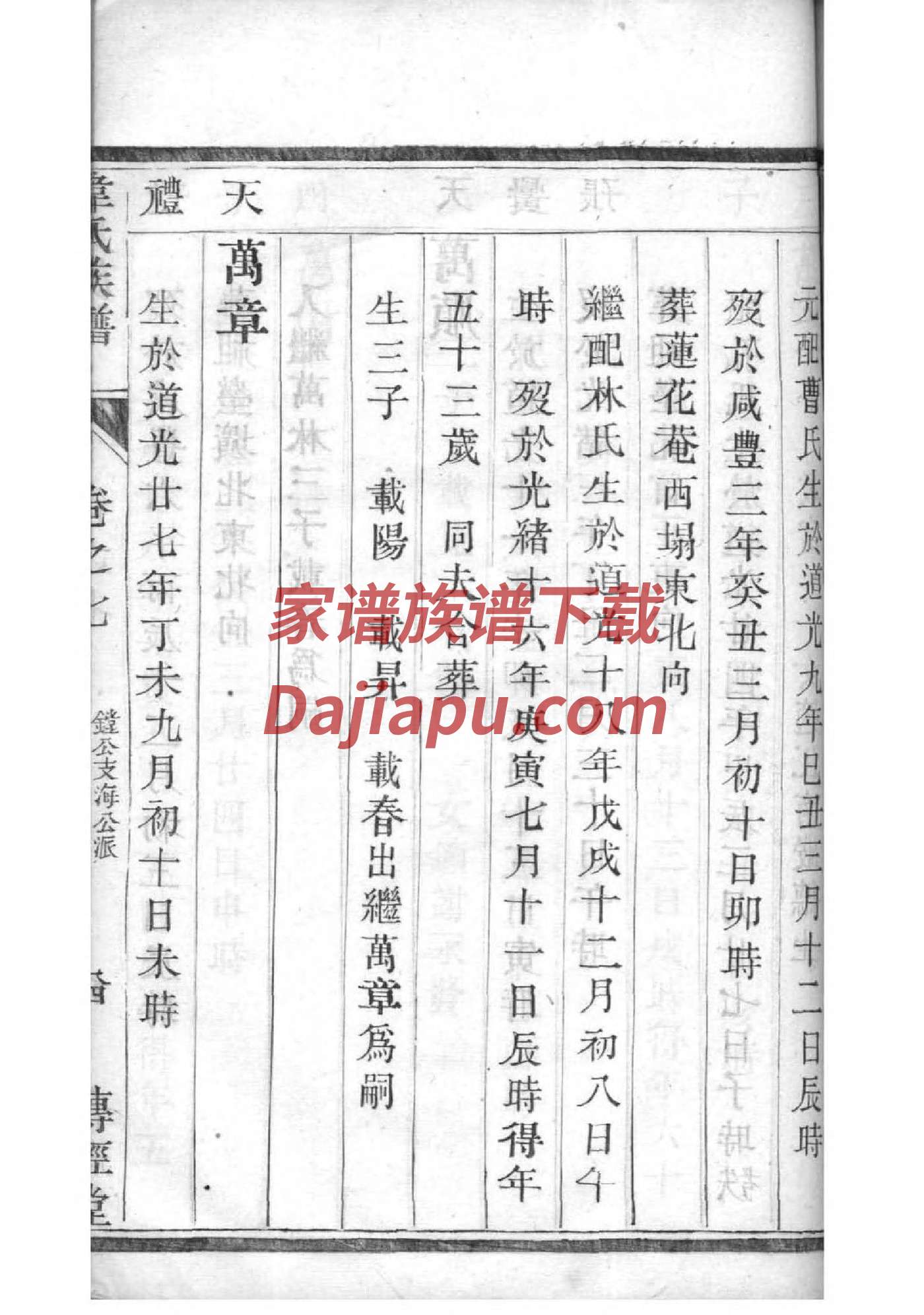 夏氏家谱字辈大全集