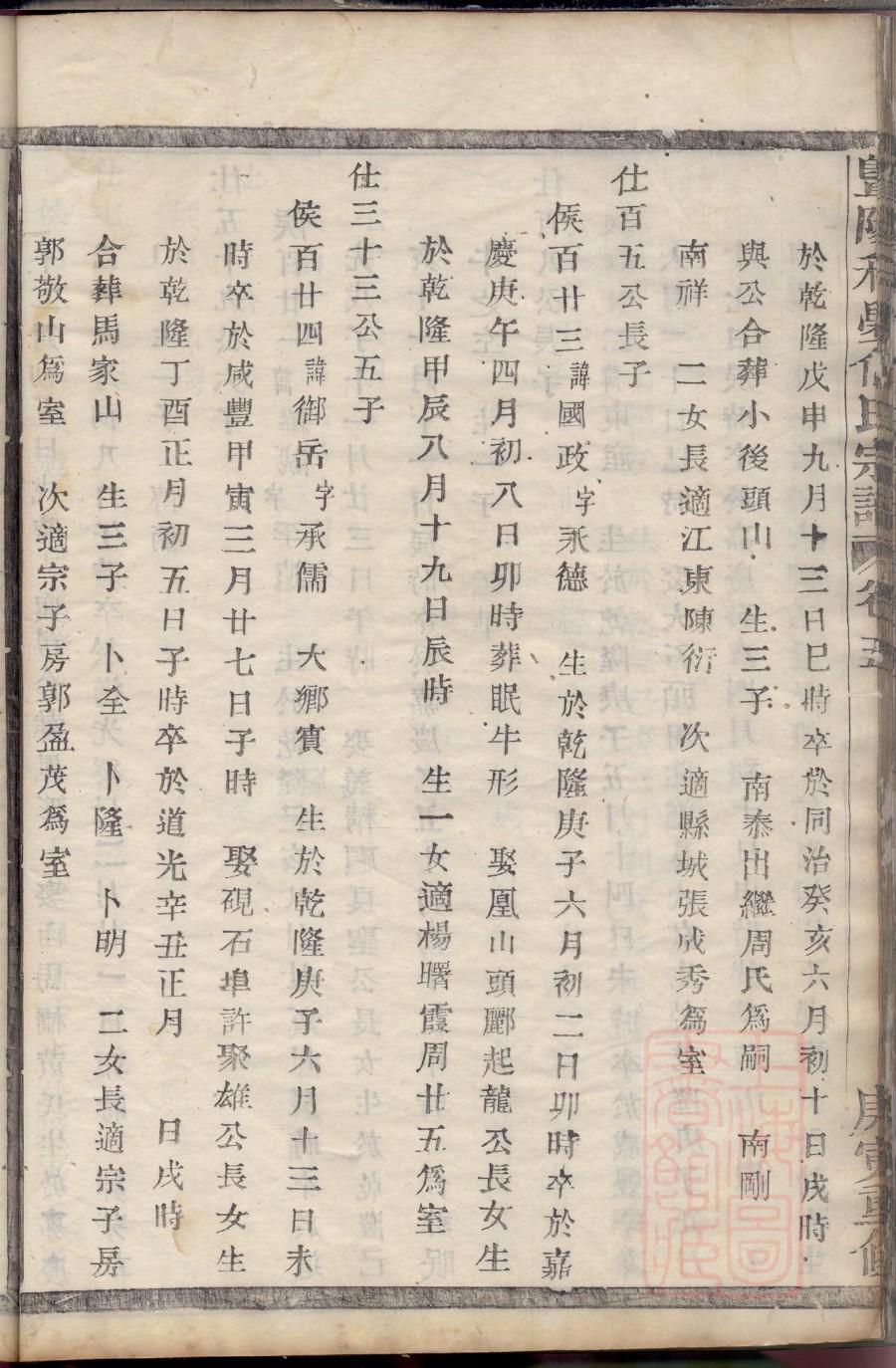 孔家家谱79辈