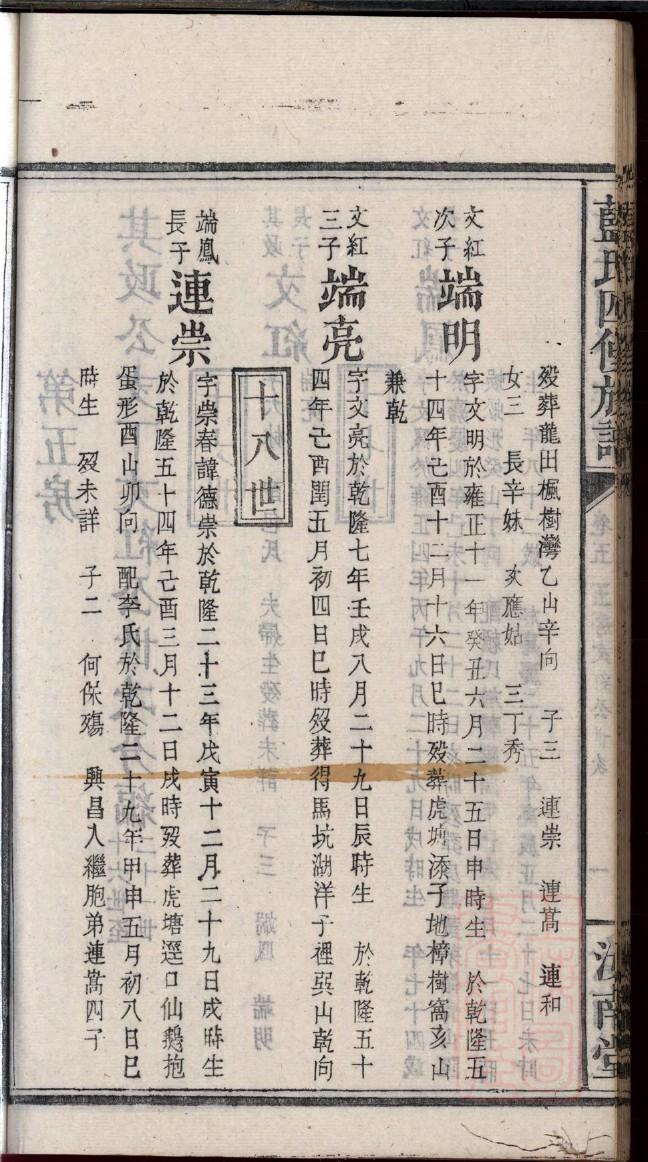 卢氏七修族谱