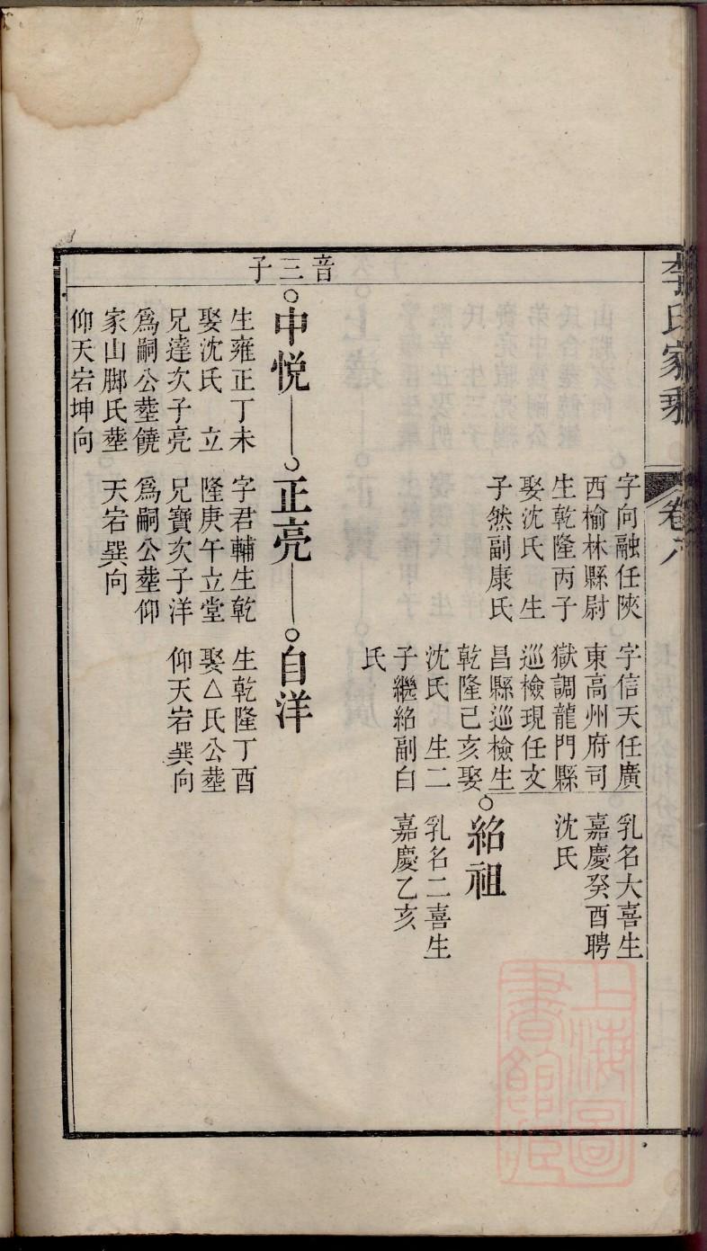 绍氏字辈介绍
