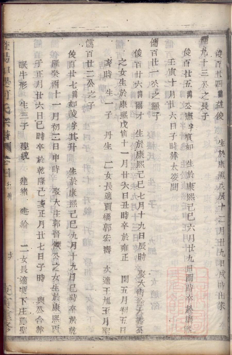 丰氏辈分表