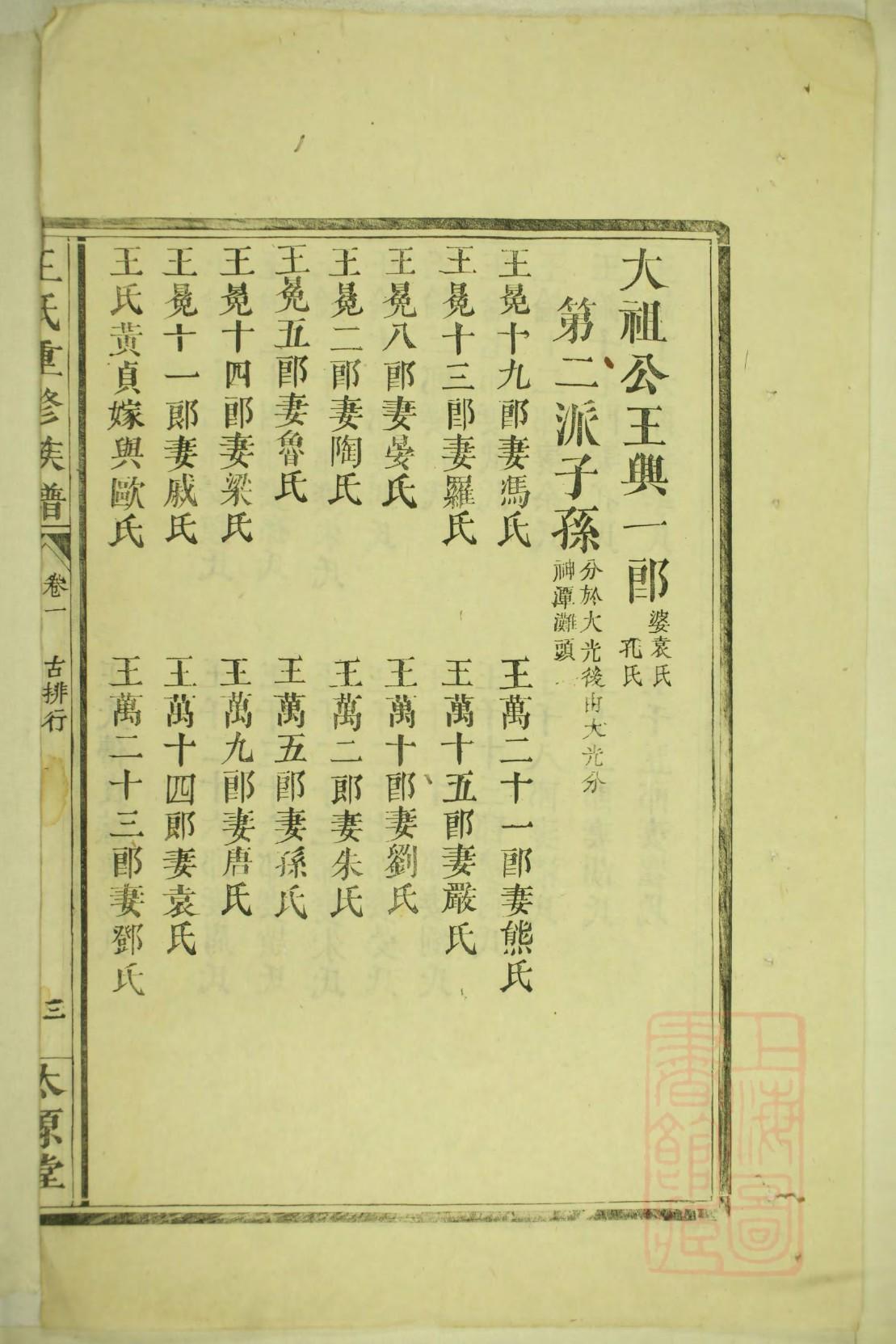 邢氏家谱字辈大全集