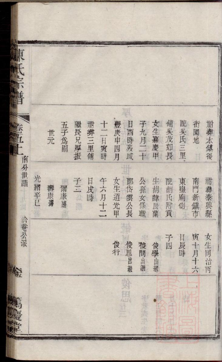 家谱族风