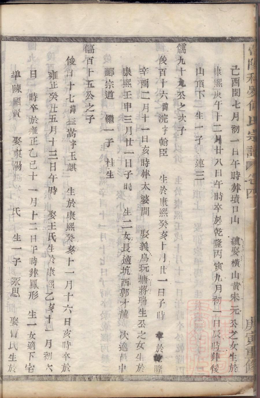 彝族马家谱