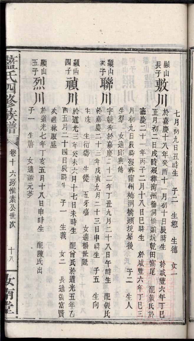 徐氏族谱东海世家