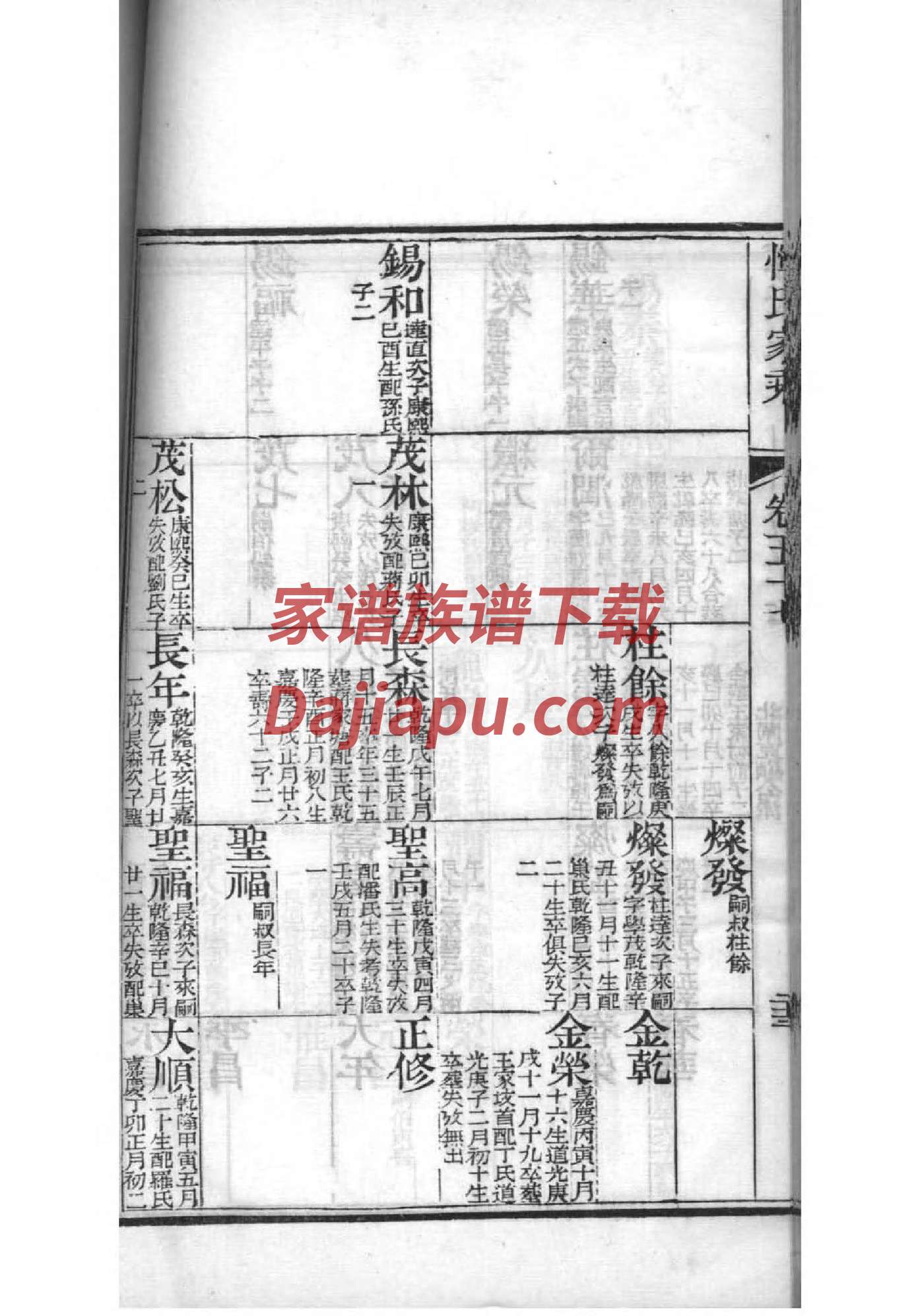 家谱纪年法