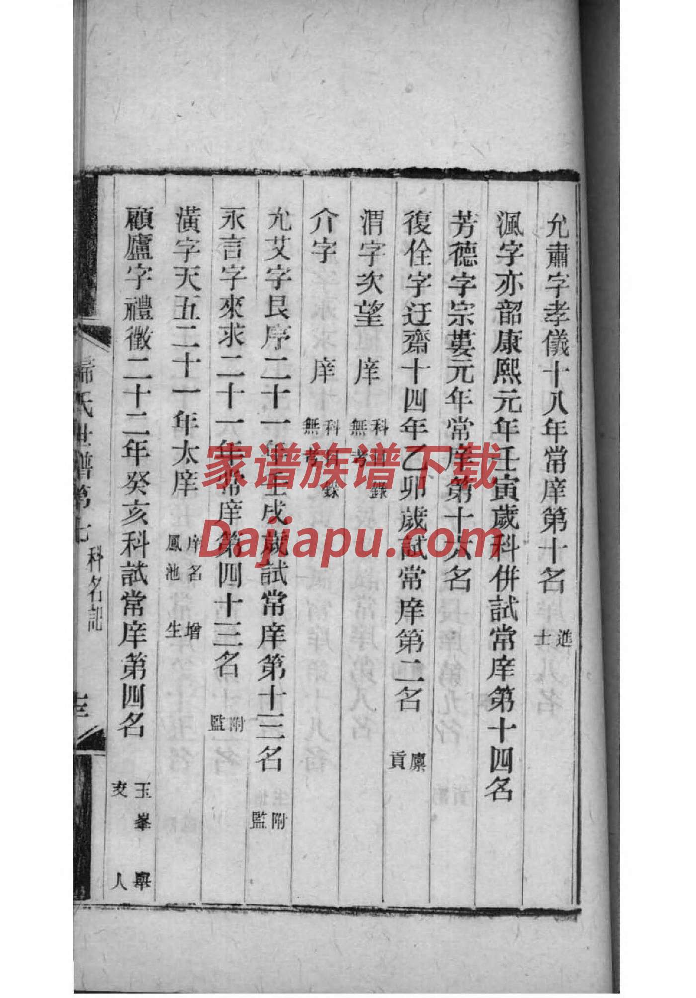 佼氏族谱家谱