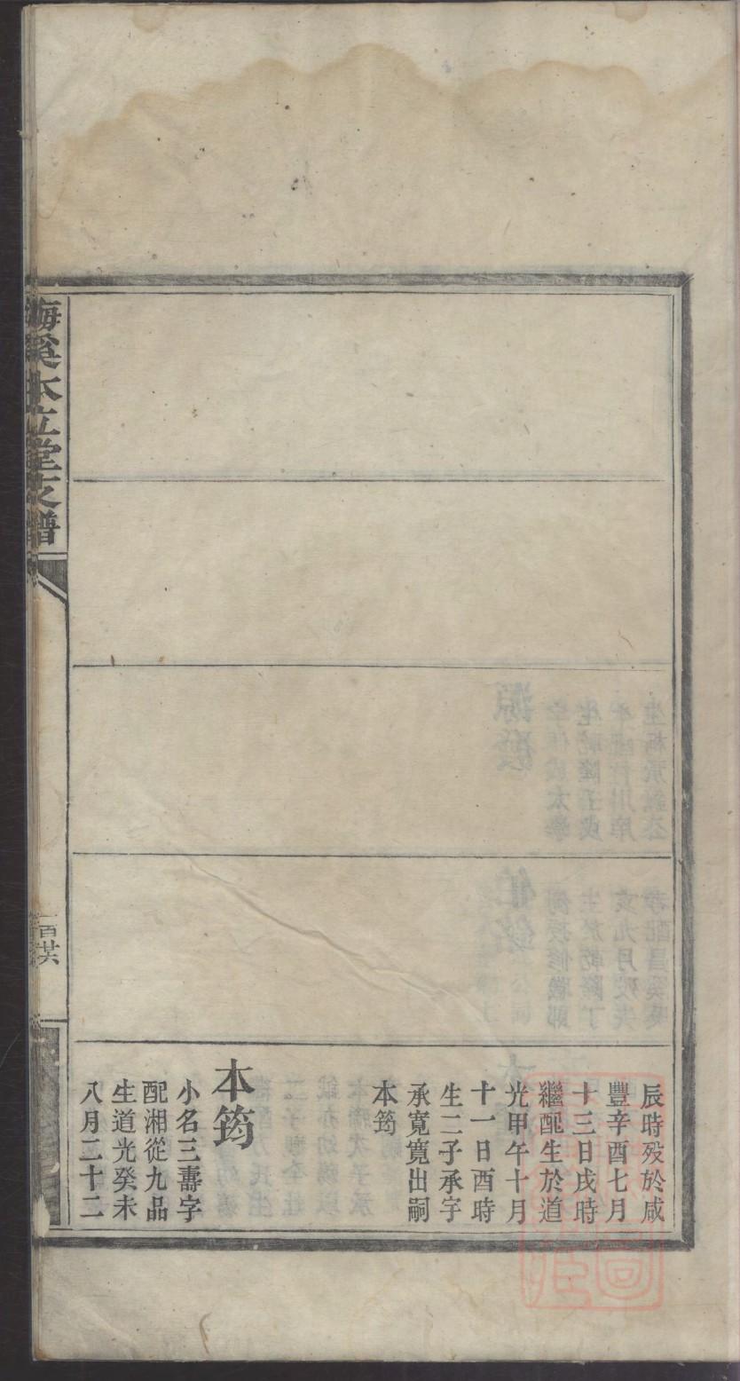 中国苗姓家谱