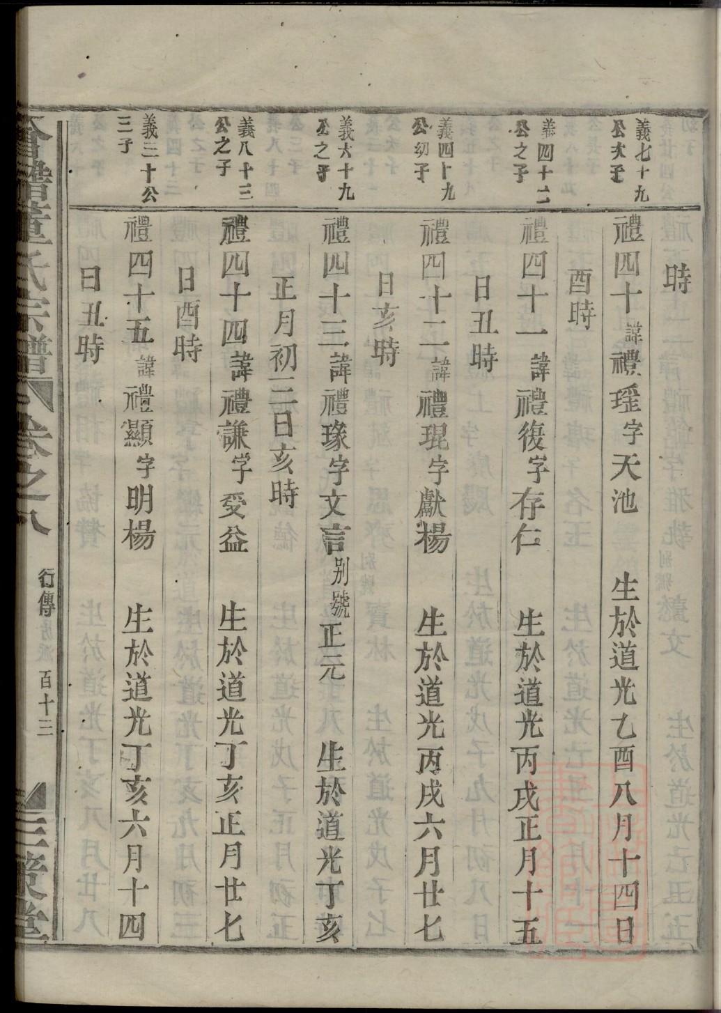侯氏家谱24辈分查询表
