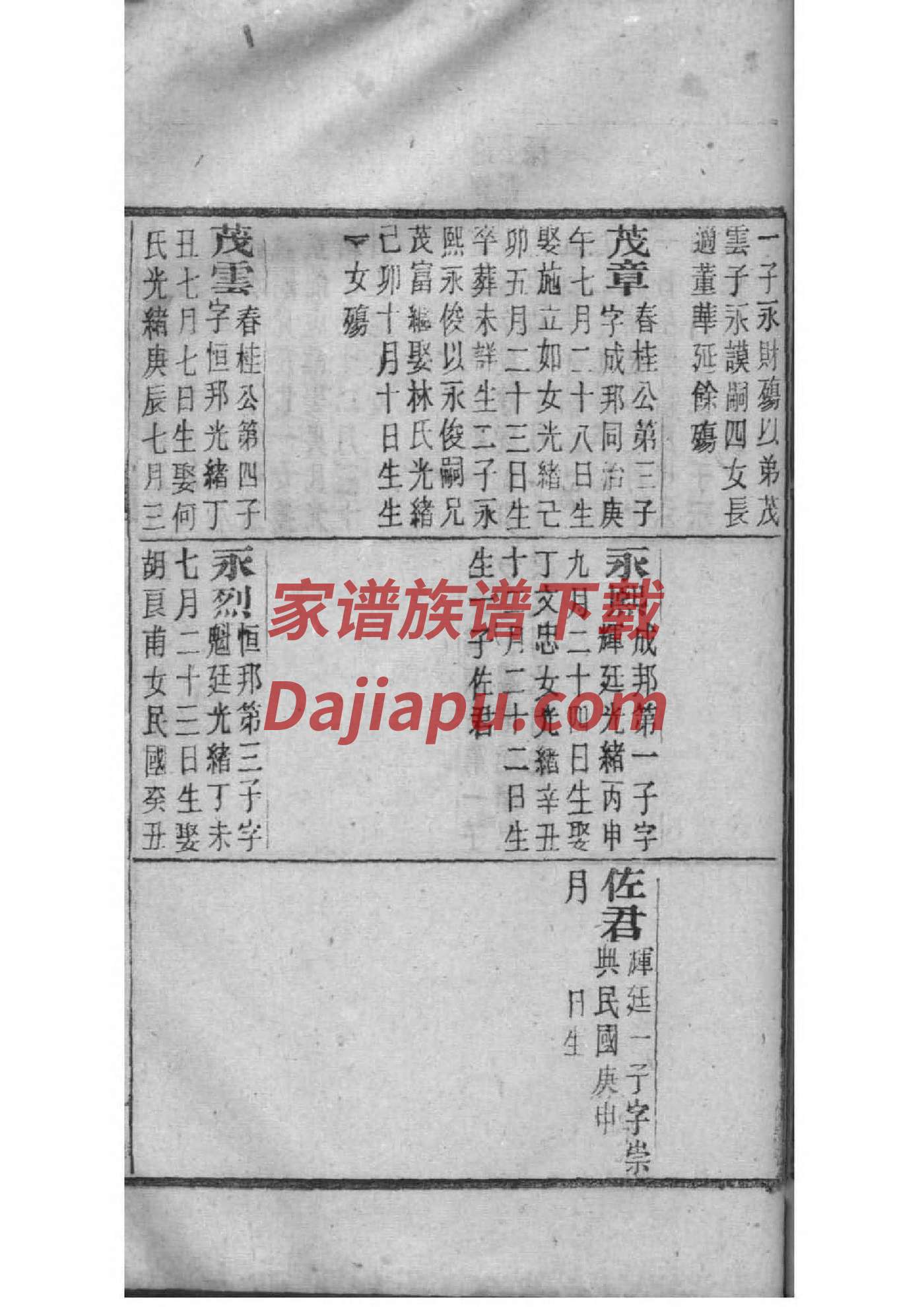 恩氏家谱族谱数据库
