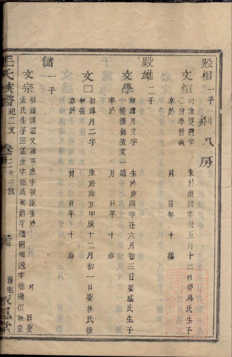 族谱家谱序