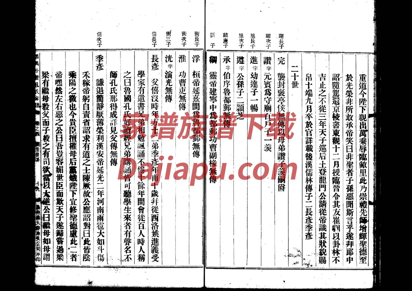 伏氏族谱字辈大全