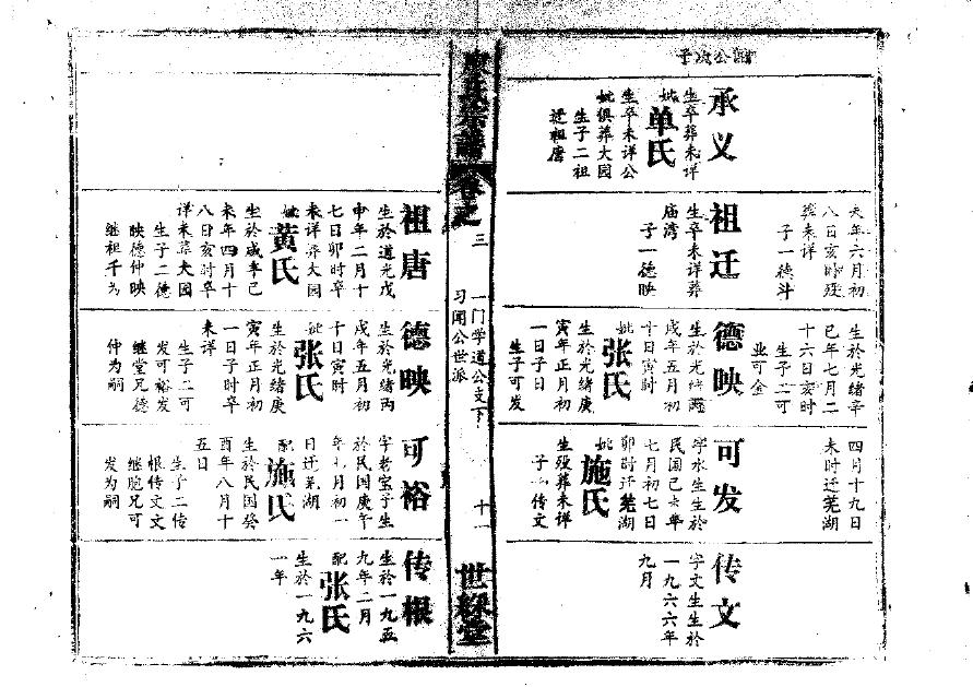 江西谢氏族谱