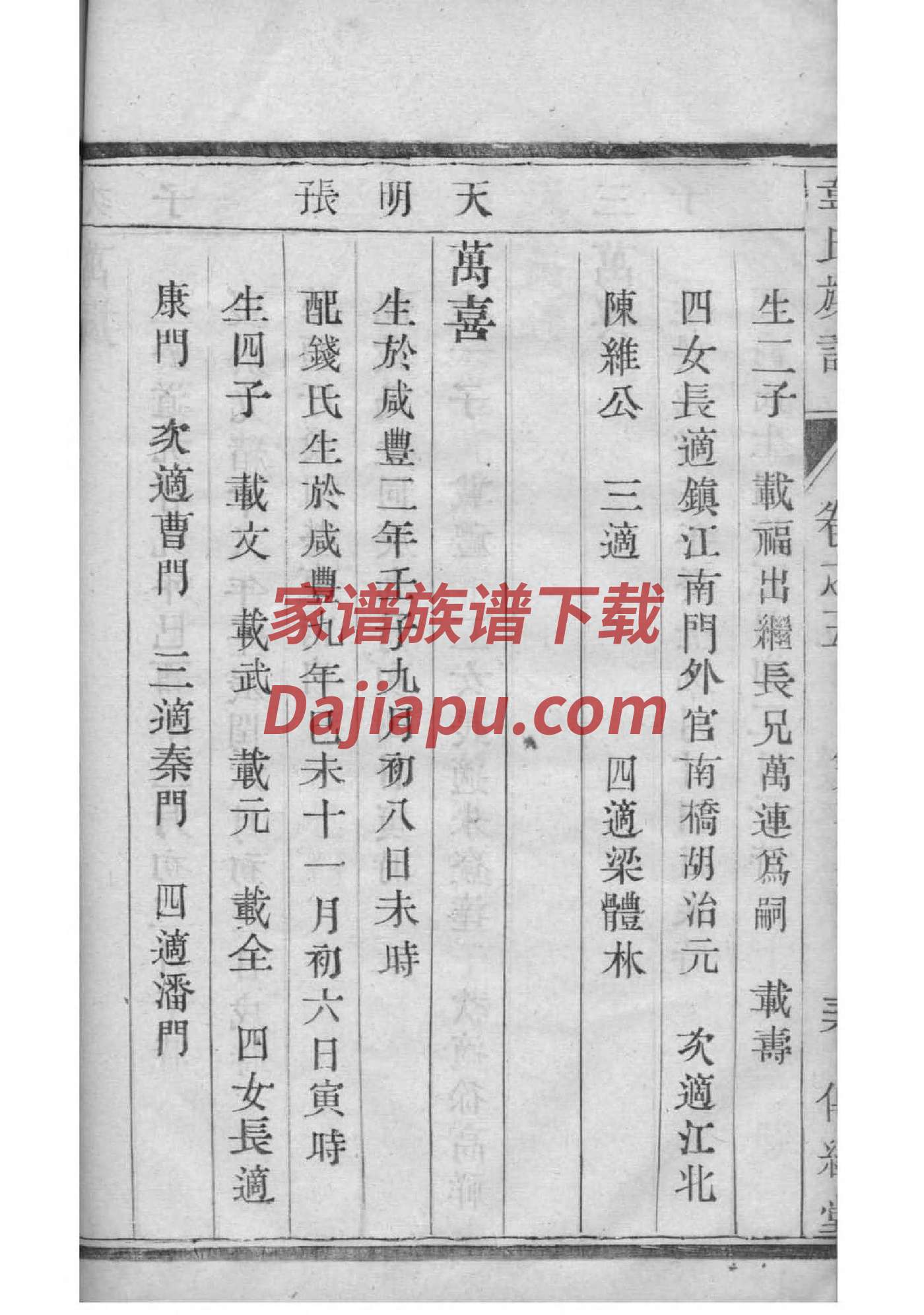 卢氏家谱所有字辈查询
