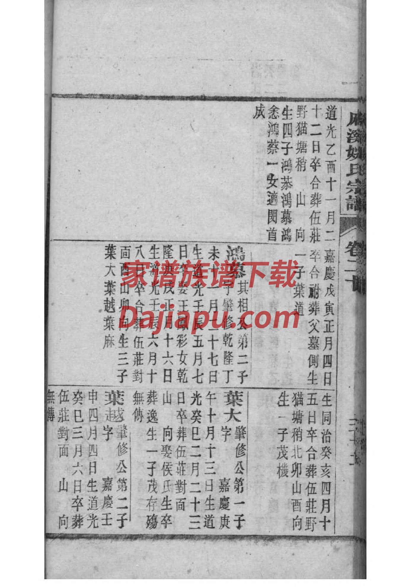 马氏族谱字辈大全