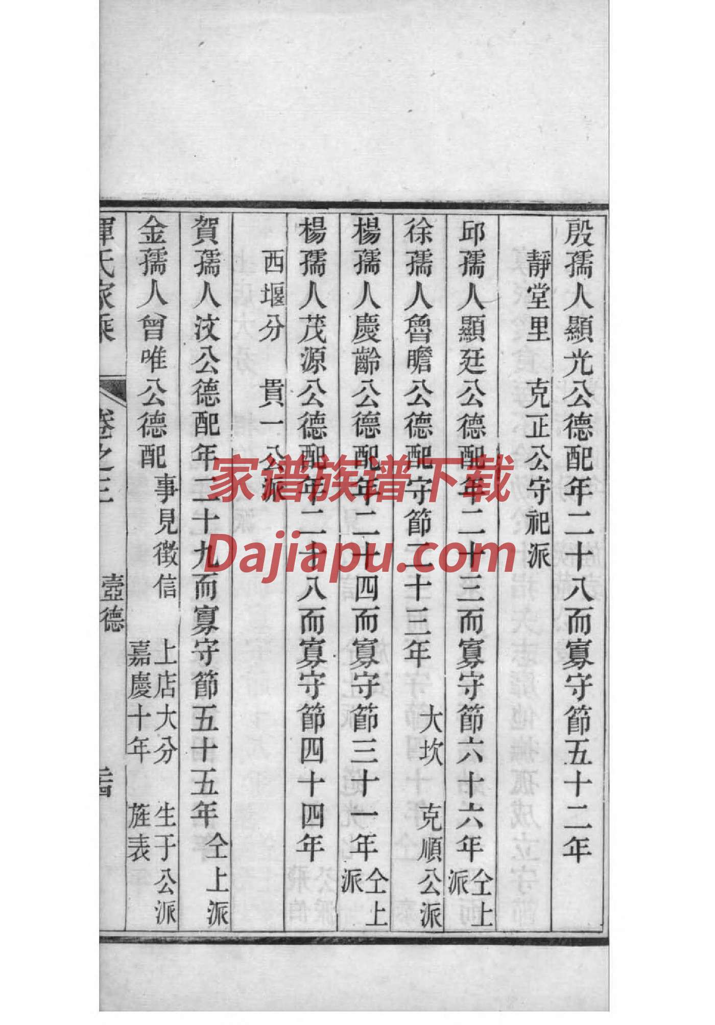 琅琊符氏家谱