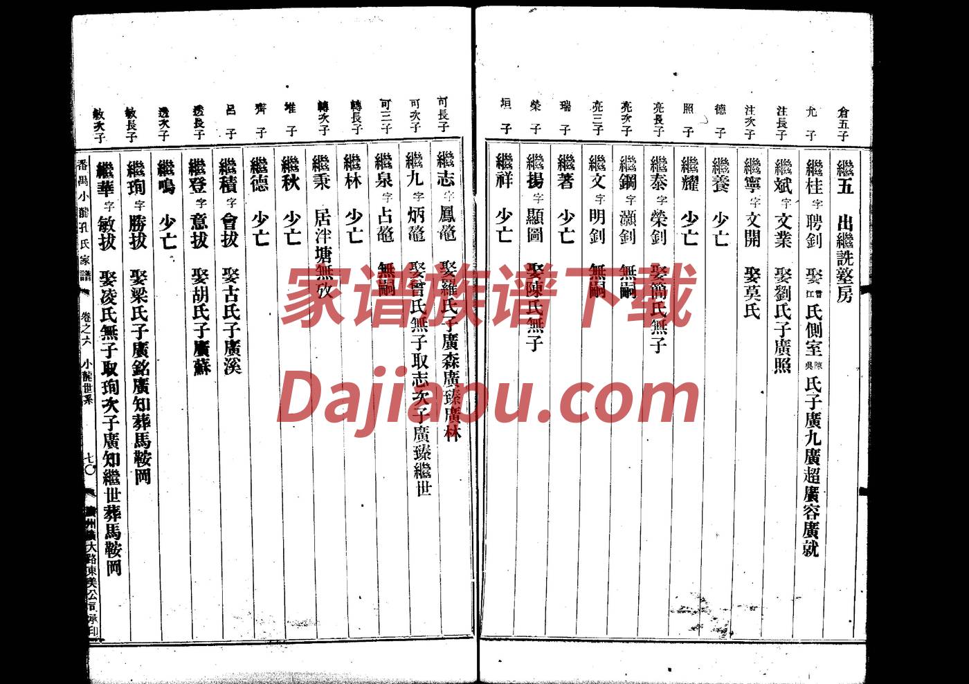 秘氏免费查家谱族谱