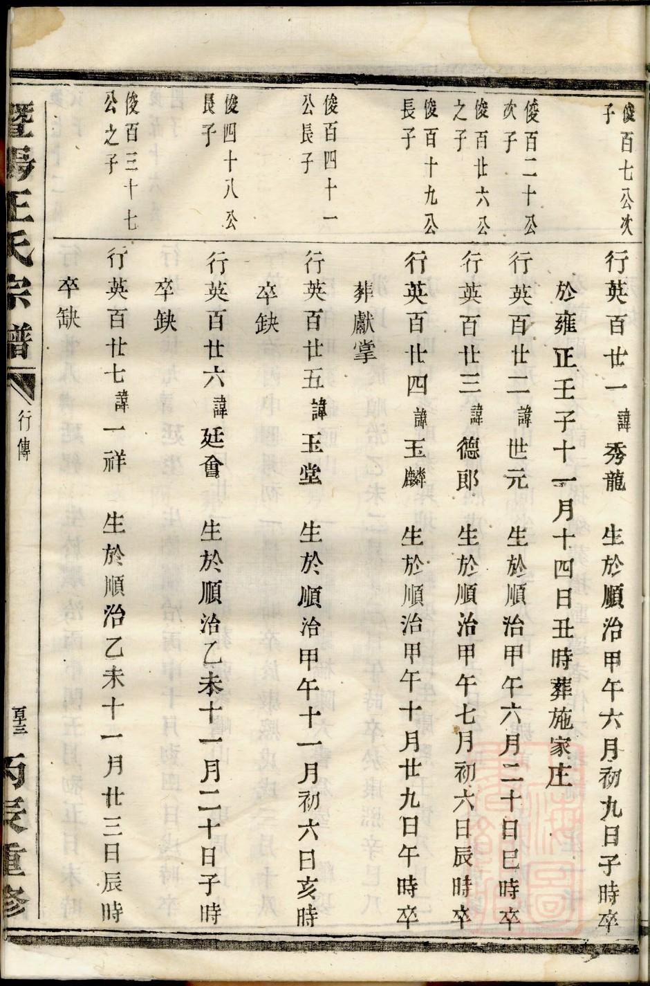 胡氏家谱大全洪湖