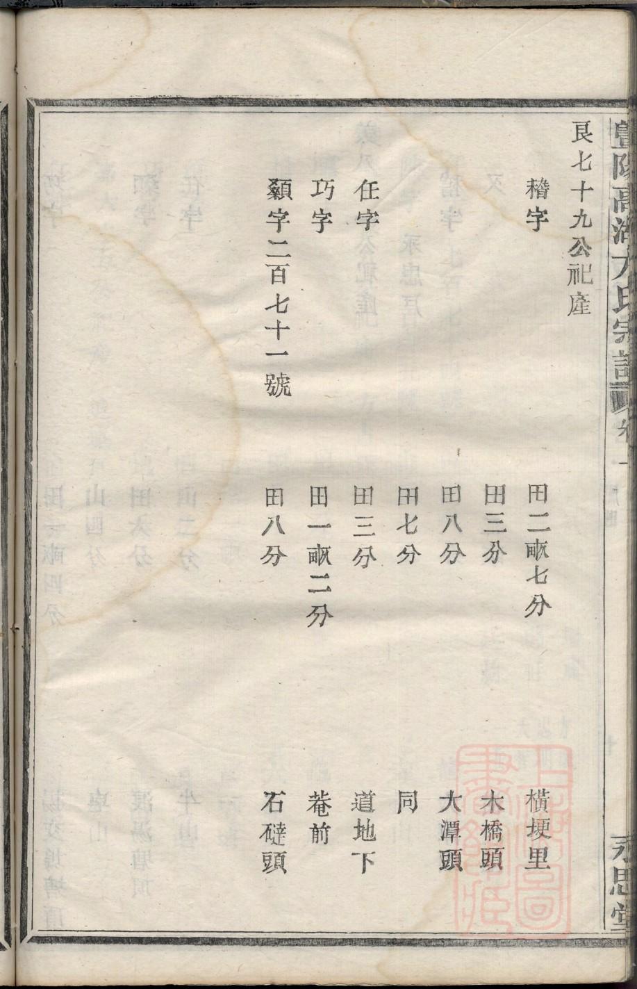 海南陈氏家谱临高统雷分
