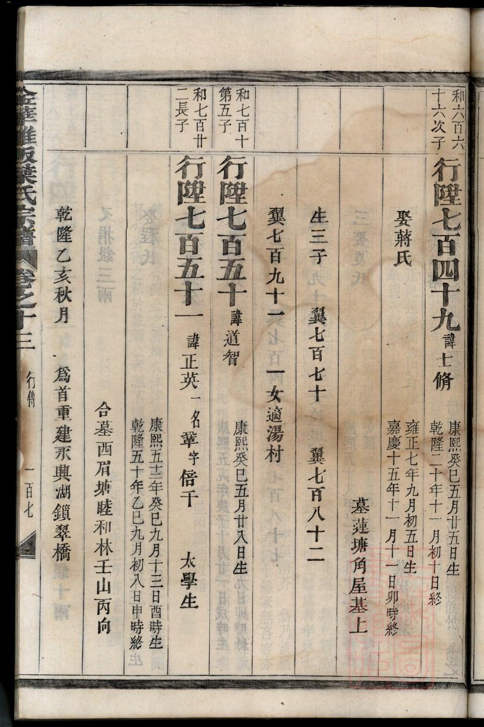 族谱模板免费