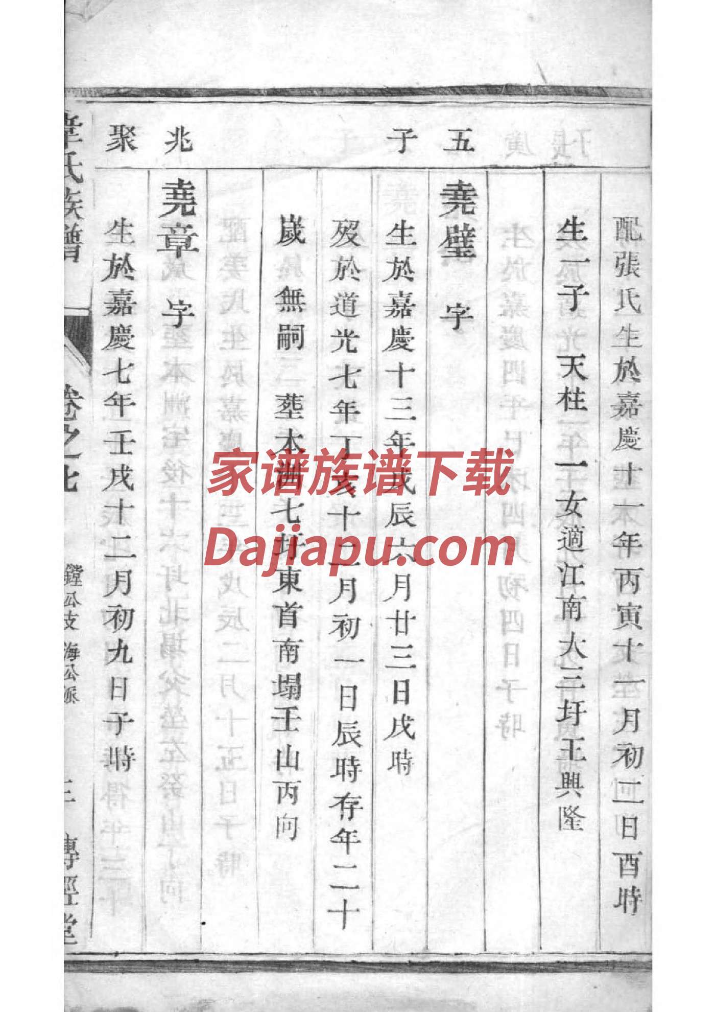 渠氏免费查家谱族谱
