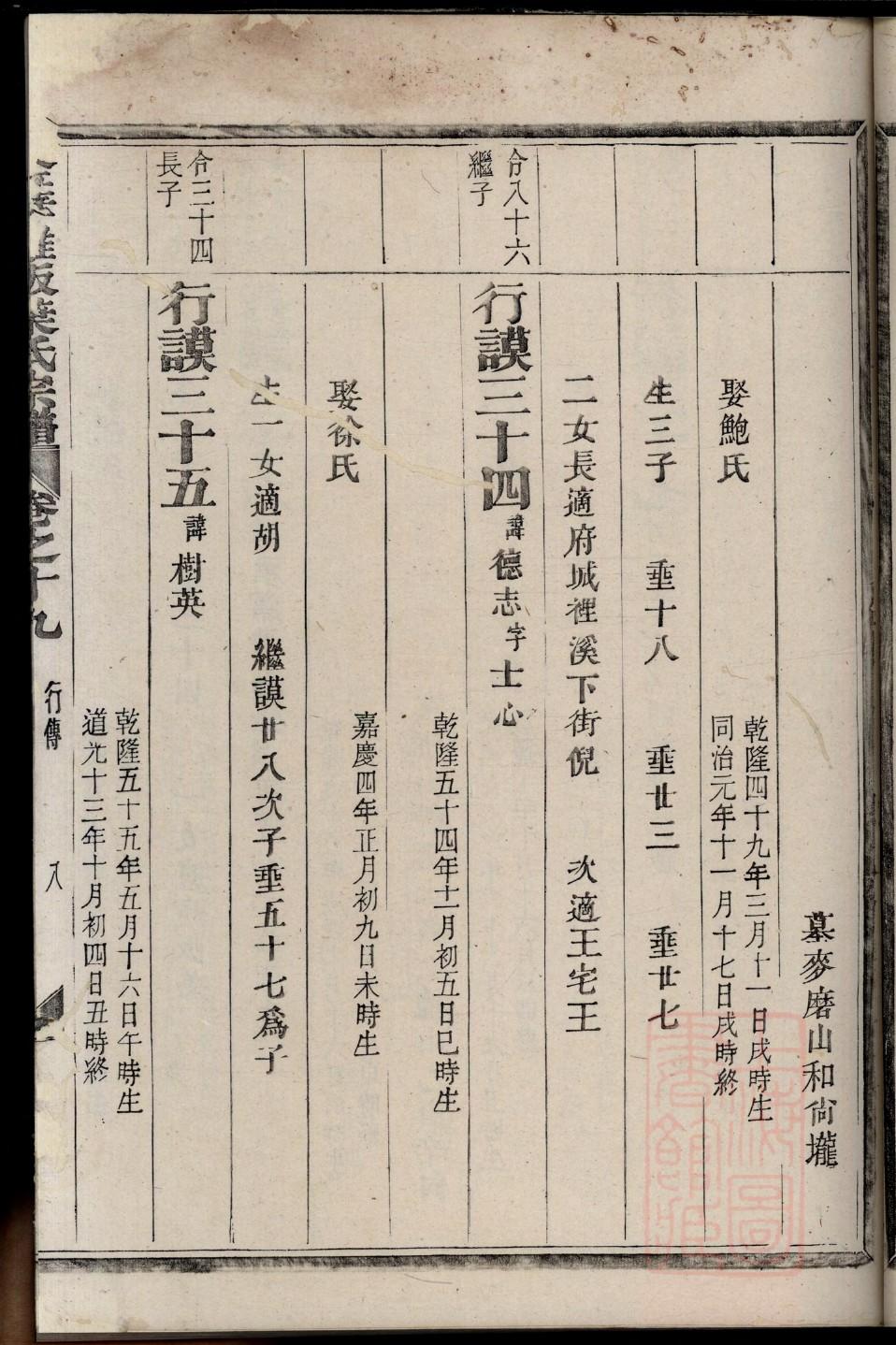 秋氏族谱家谱