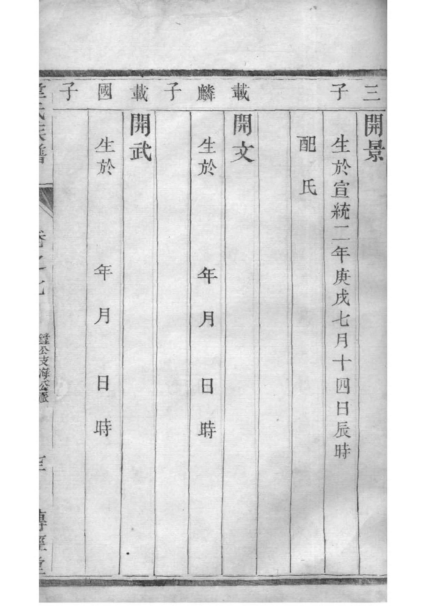 兆氏家谱字辈大全集