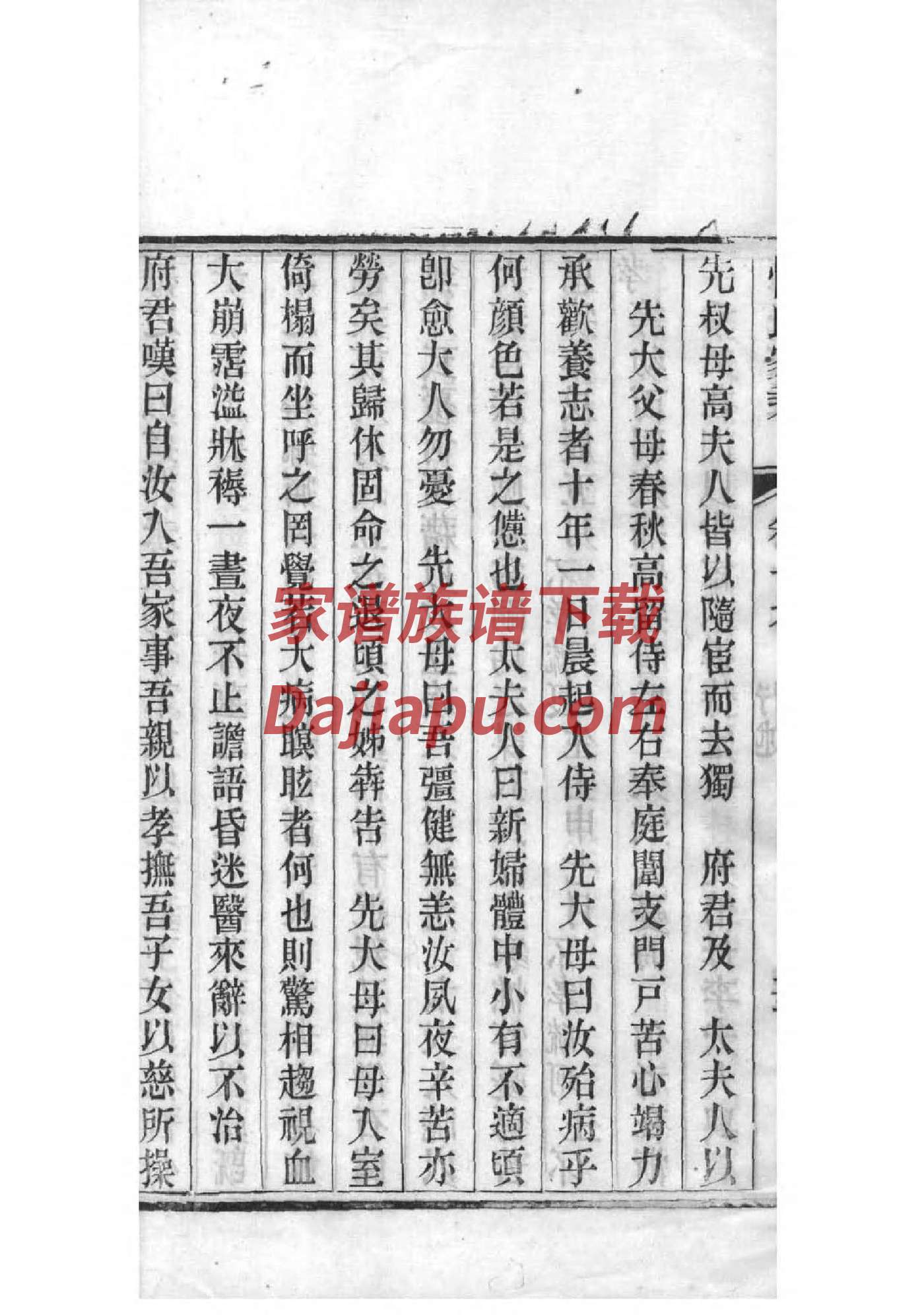黄陂陈家家谱