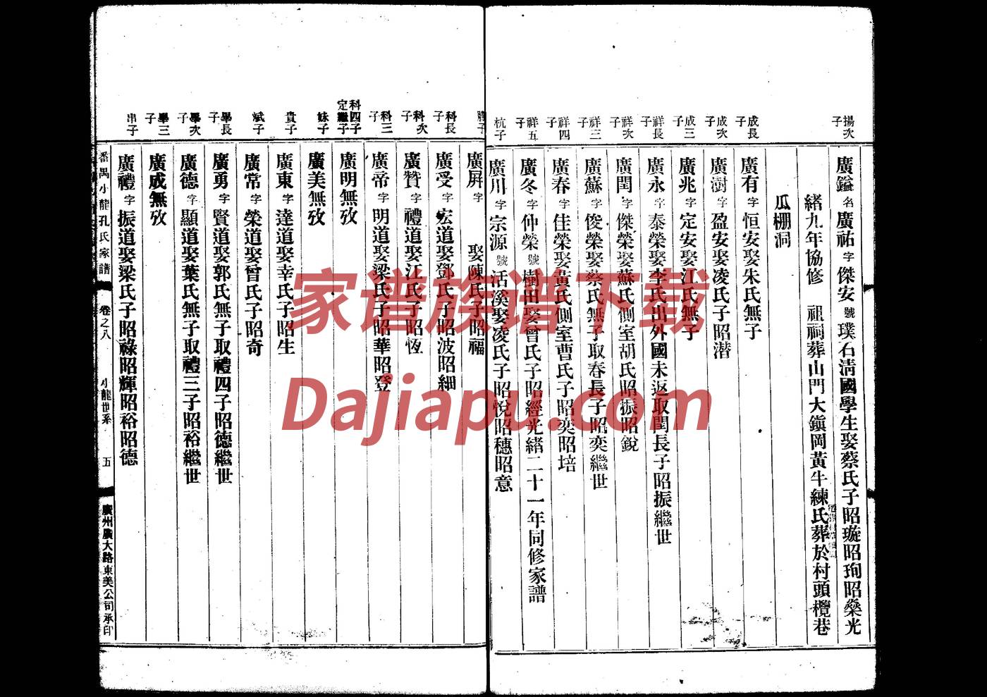 山东冯氏族谱