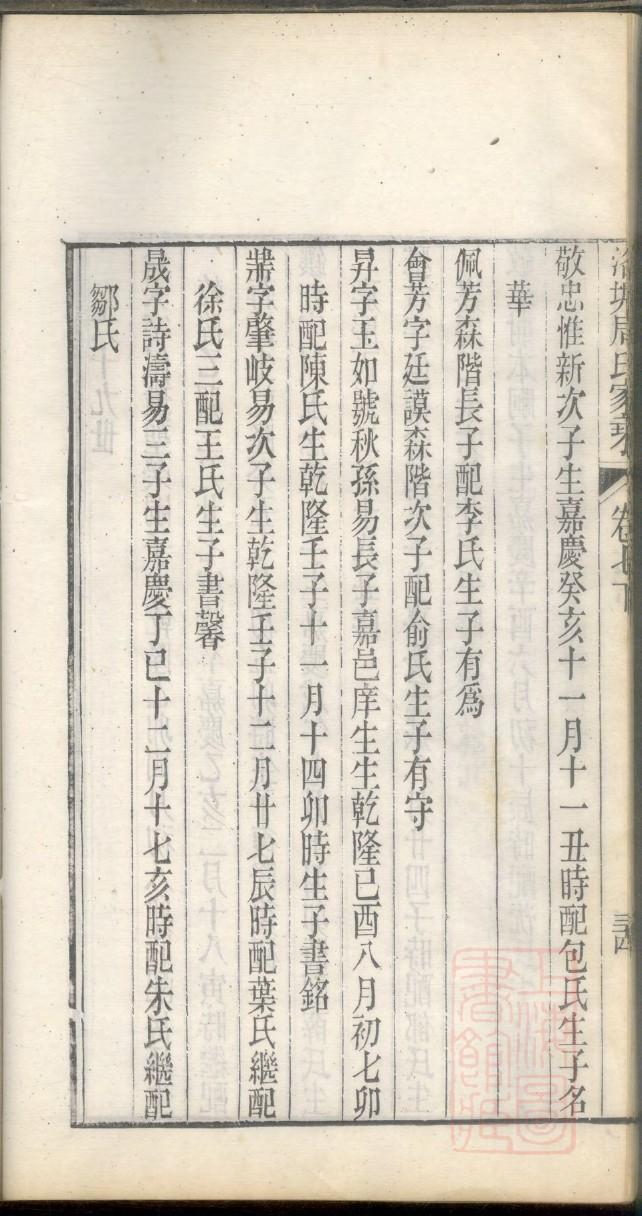 沿姓族谱字辈查询全部