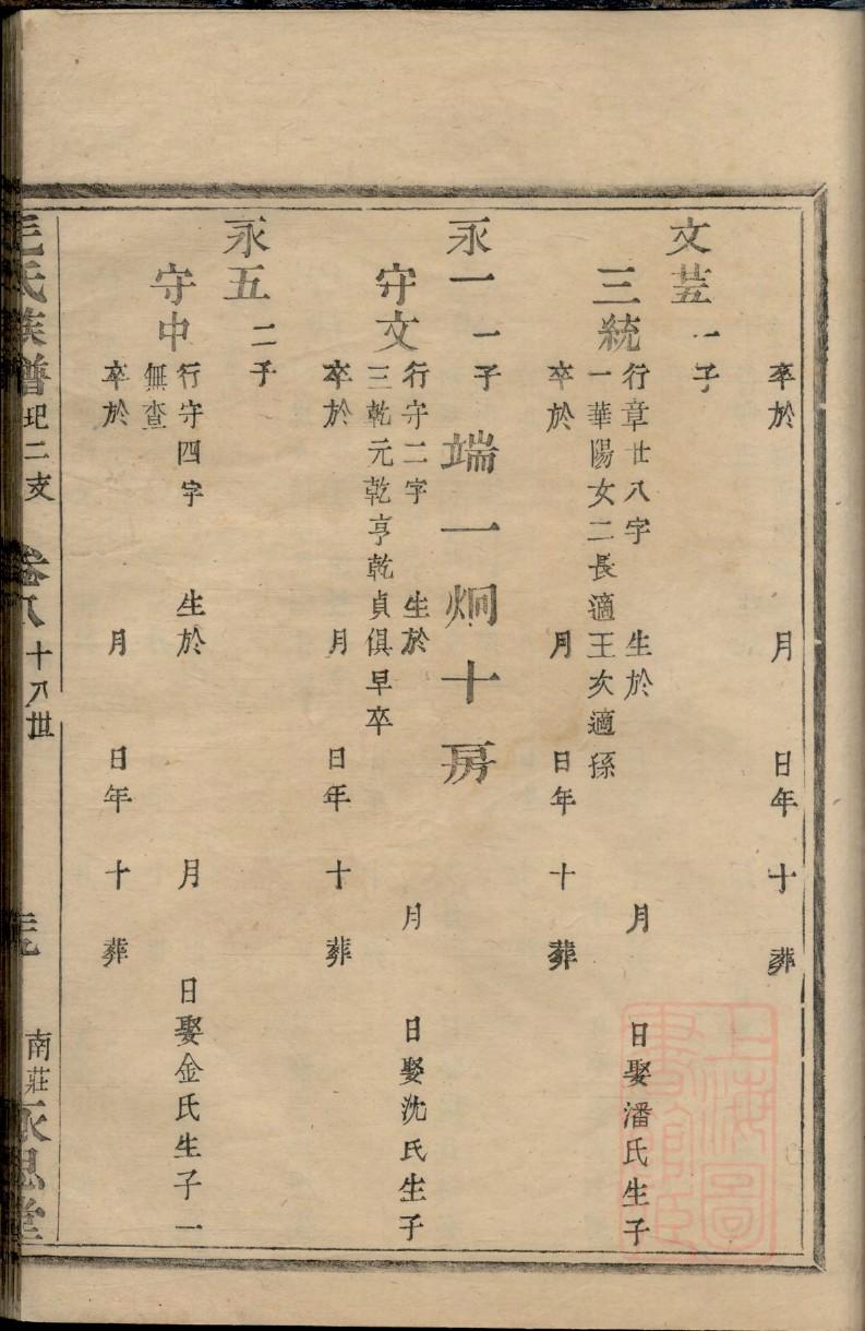 家谱序的提款