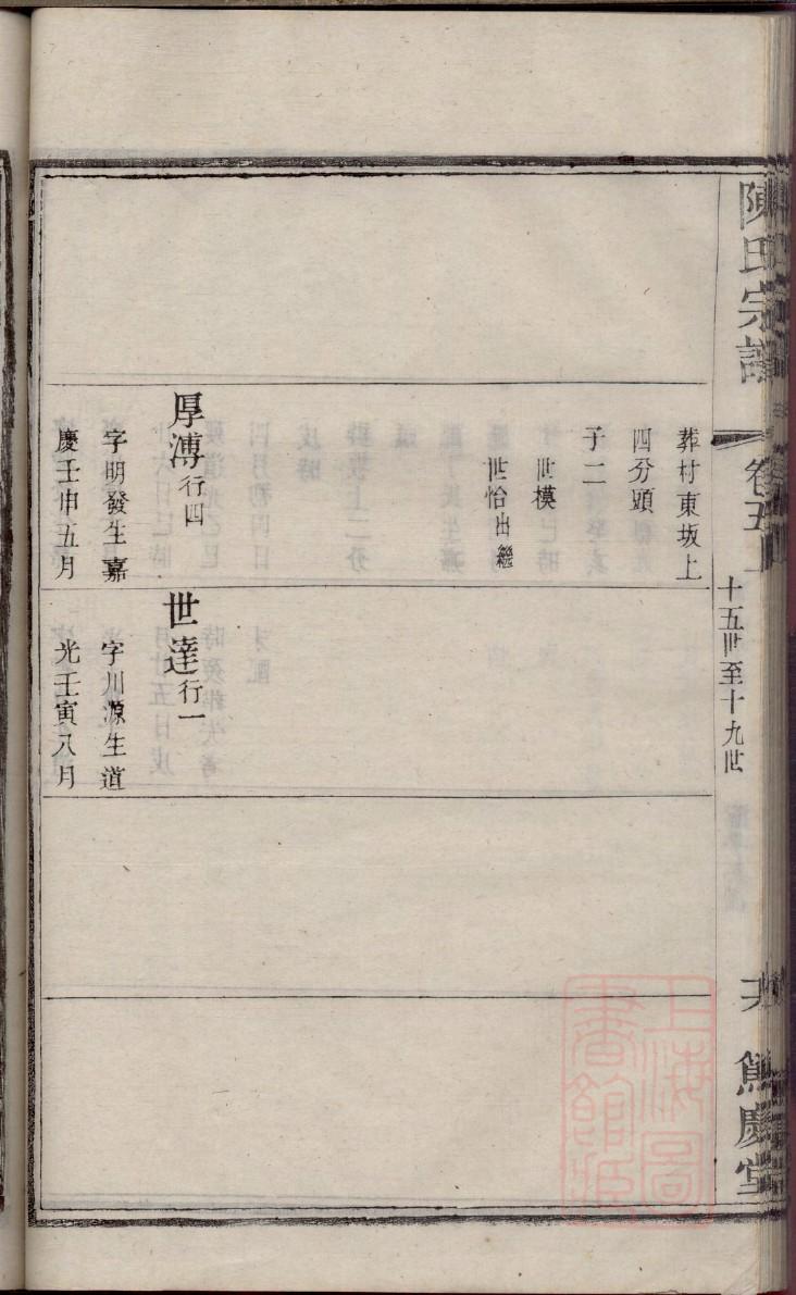 合肥黄氏家谱字辈