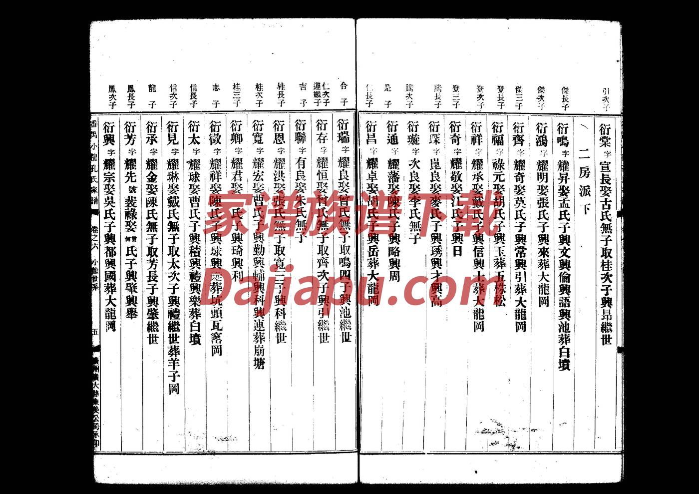 藏氏家谱所有字辈查询