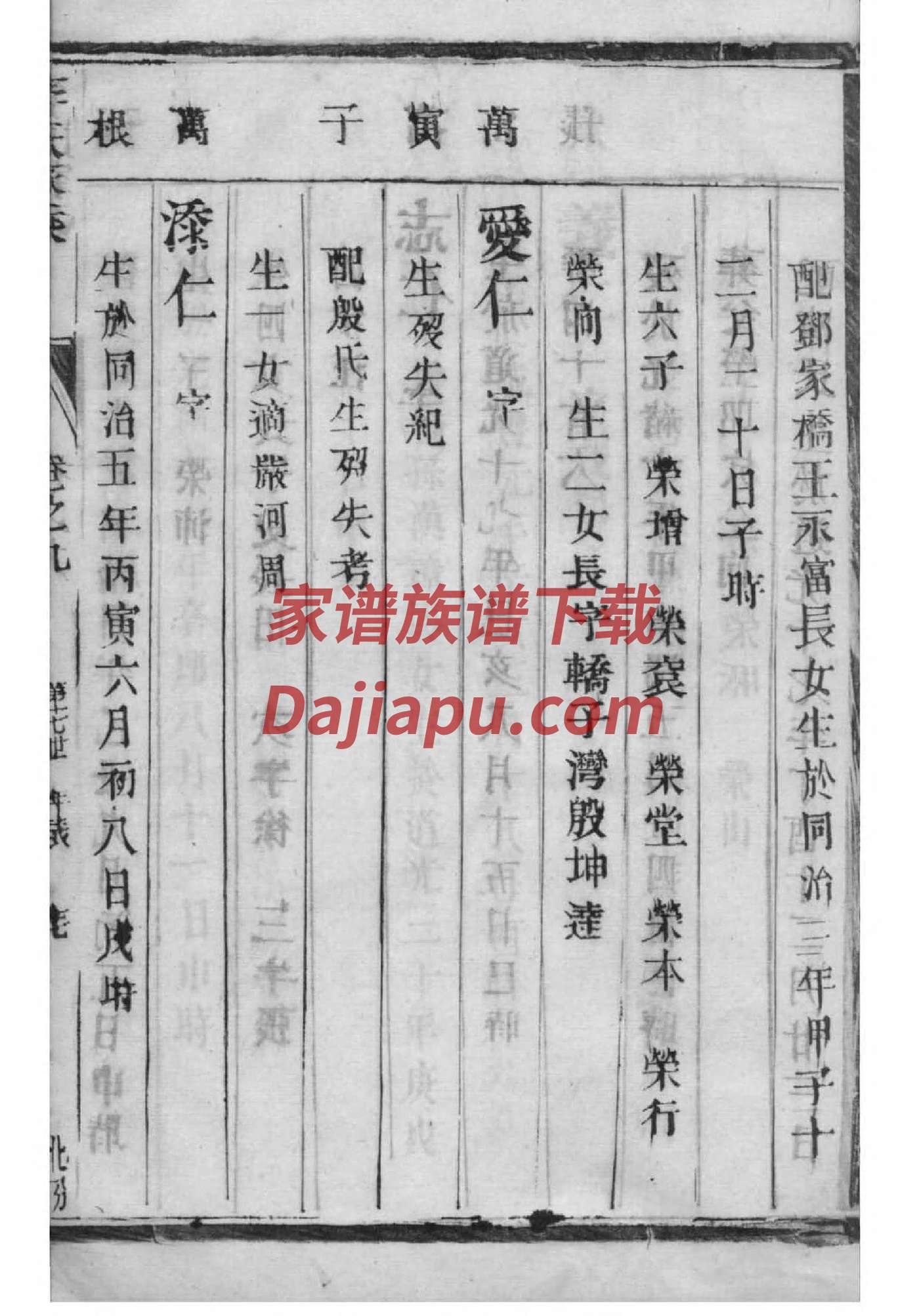钞氏免费查家谱族谱