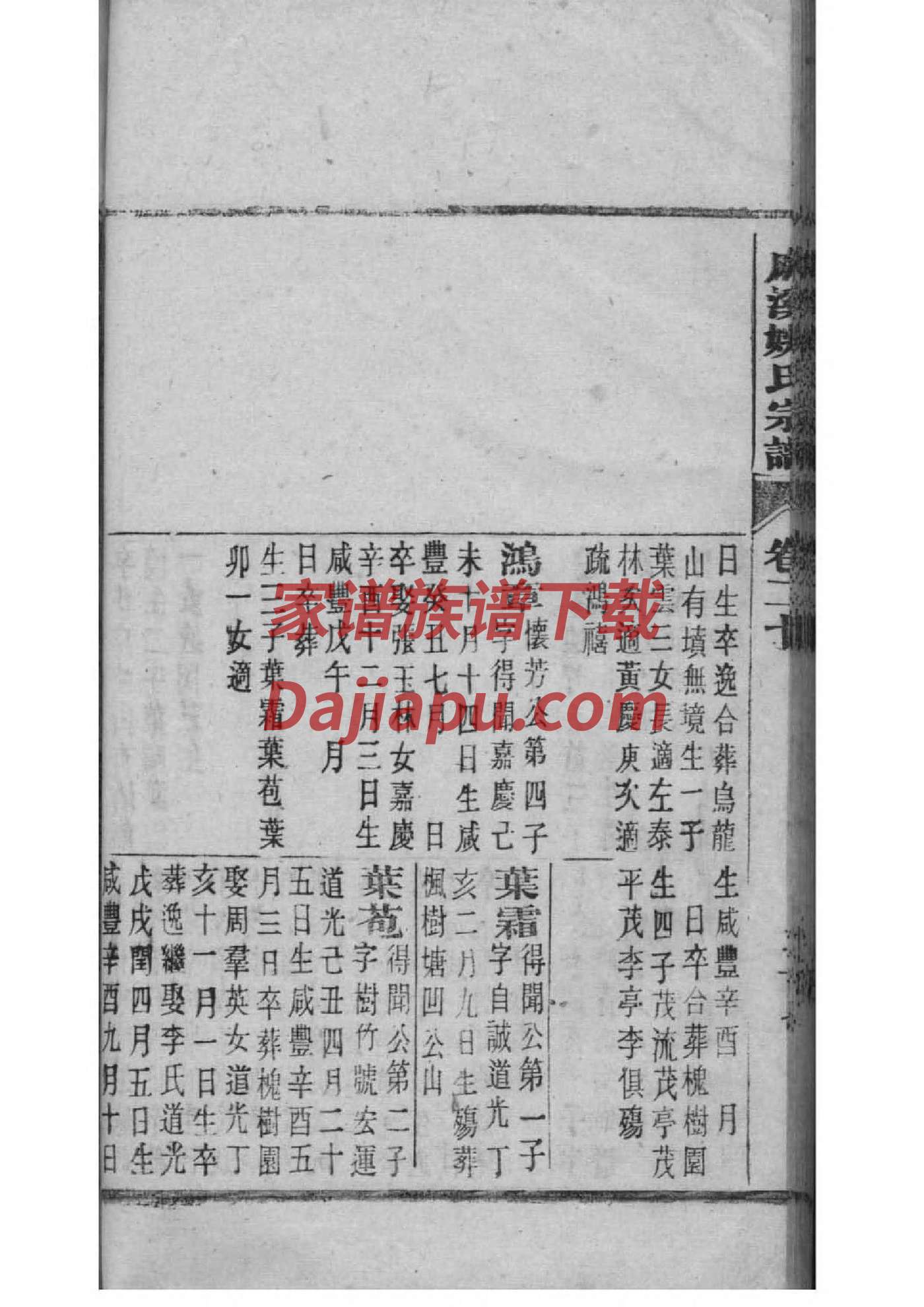 王安石家谱