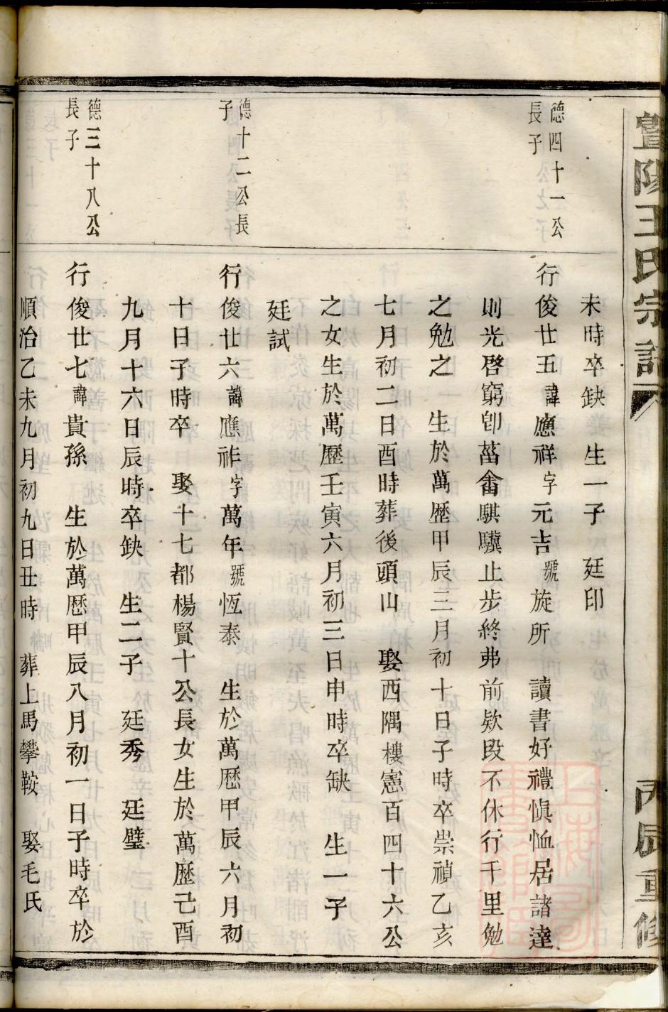 赵氏家谱明德惠
