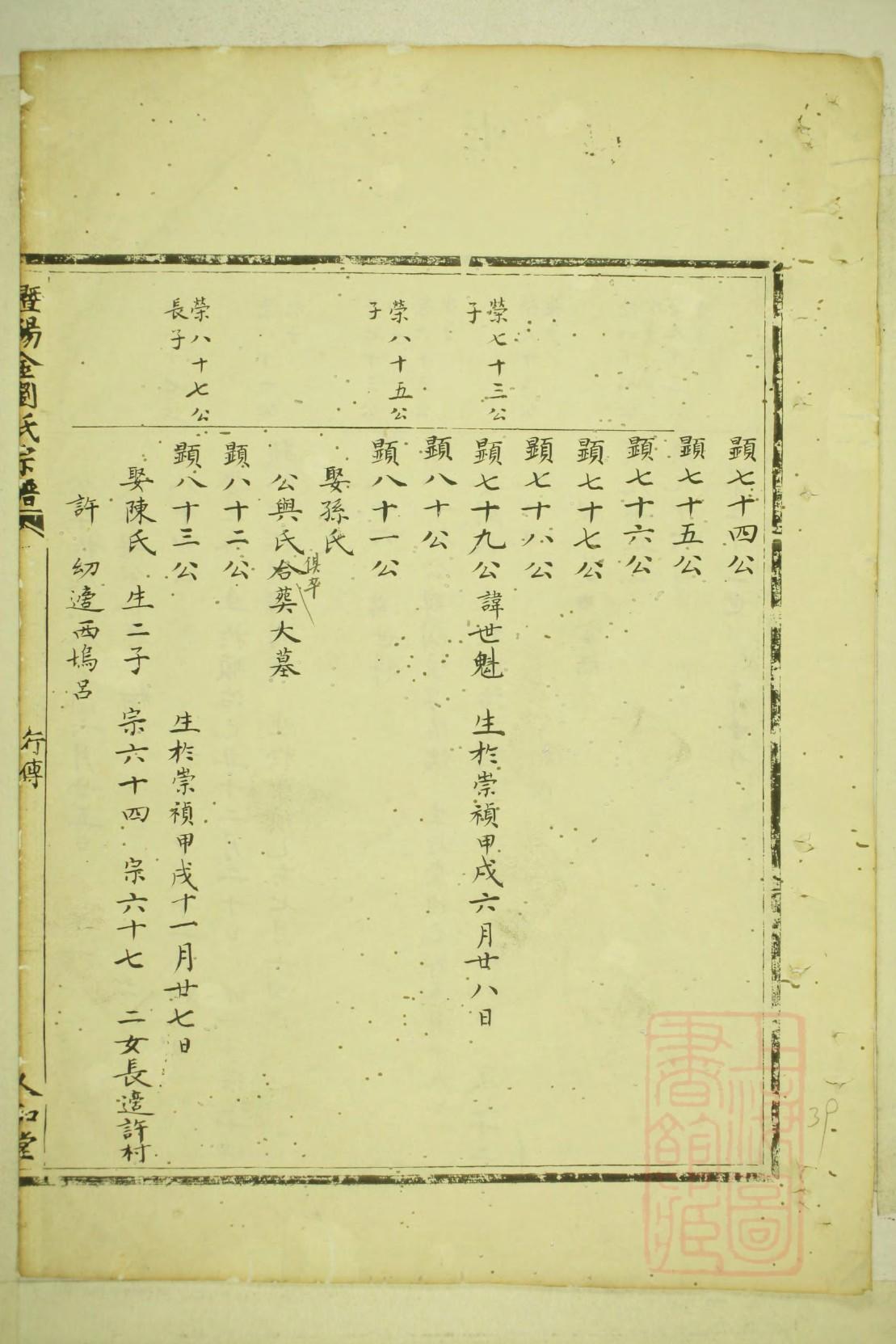 蛮姓族谱字辈查询全部